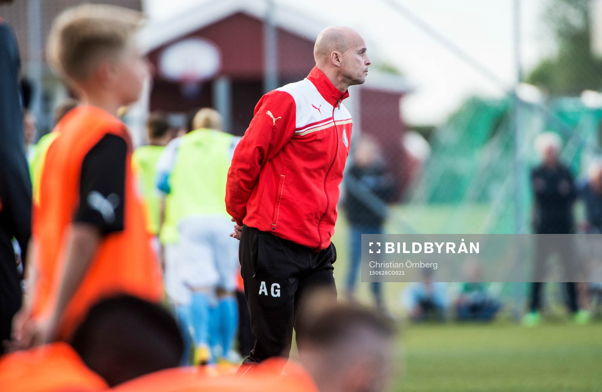 Höllvikens tränare Anders Grimberg