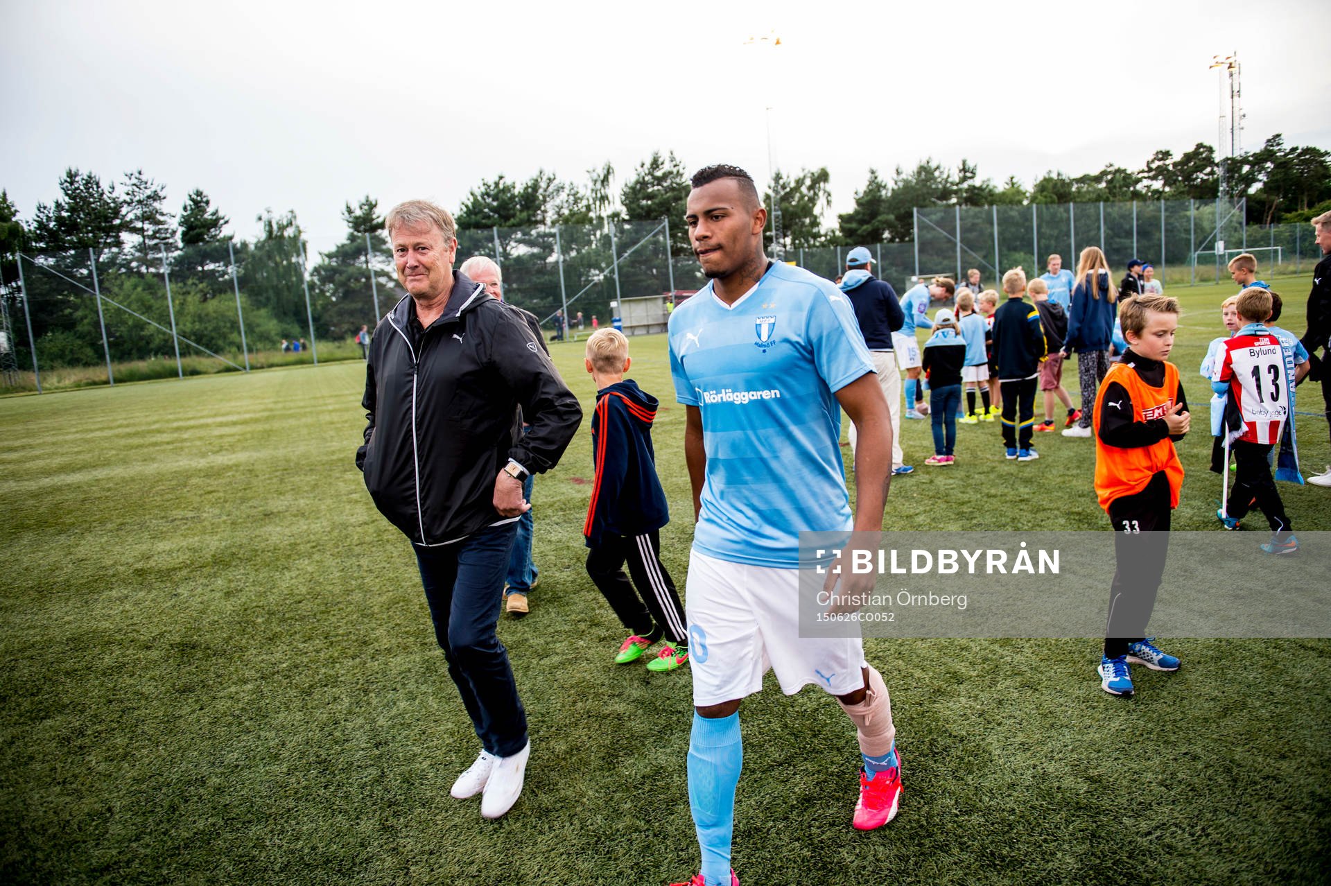 Malmö FFs tränare Åge Hareide och Luis Felipe Carvalho