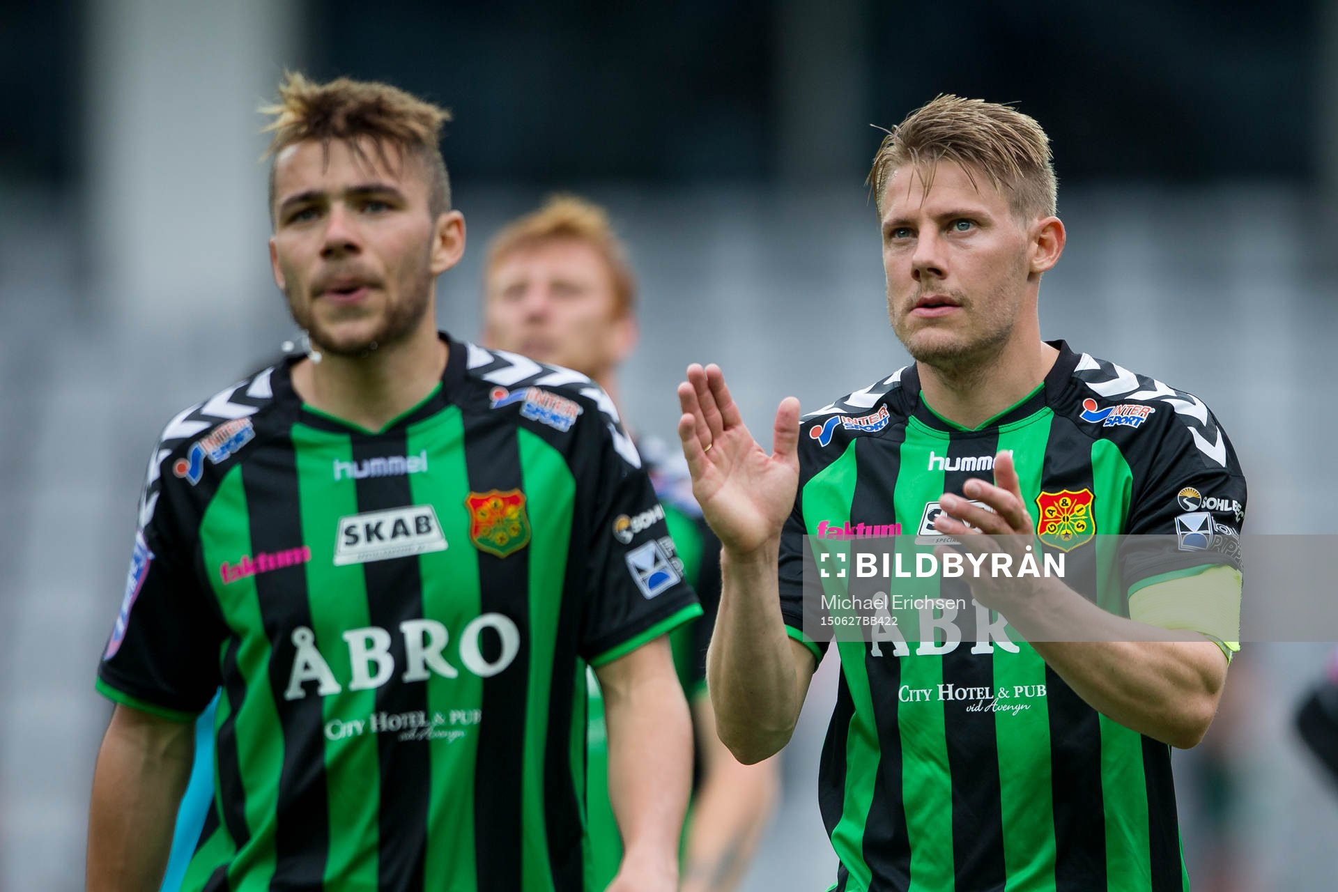 GAIS Malkolm Moenza och Patrik Ingelsten deppiga