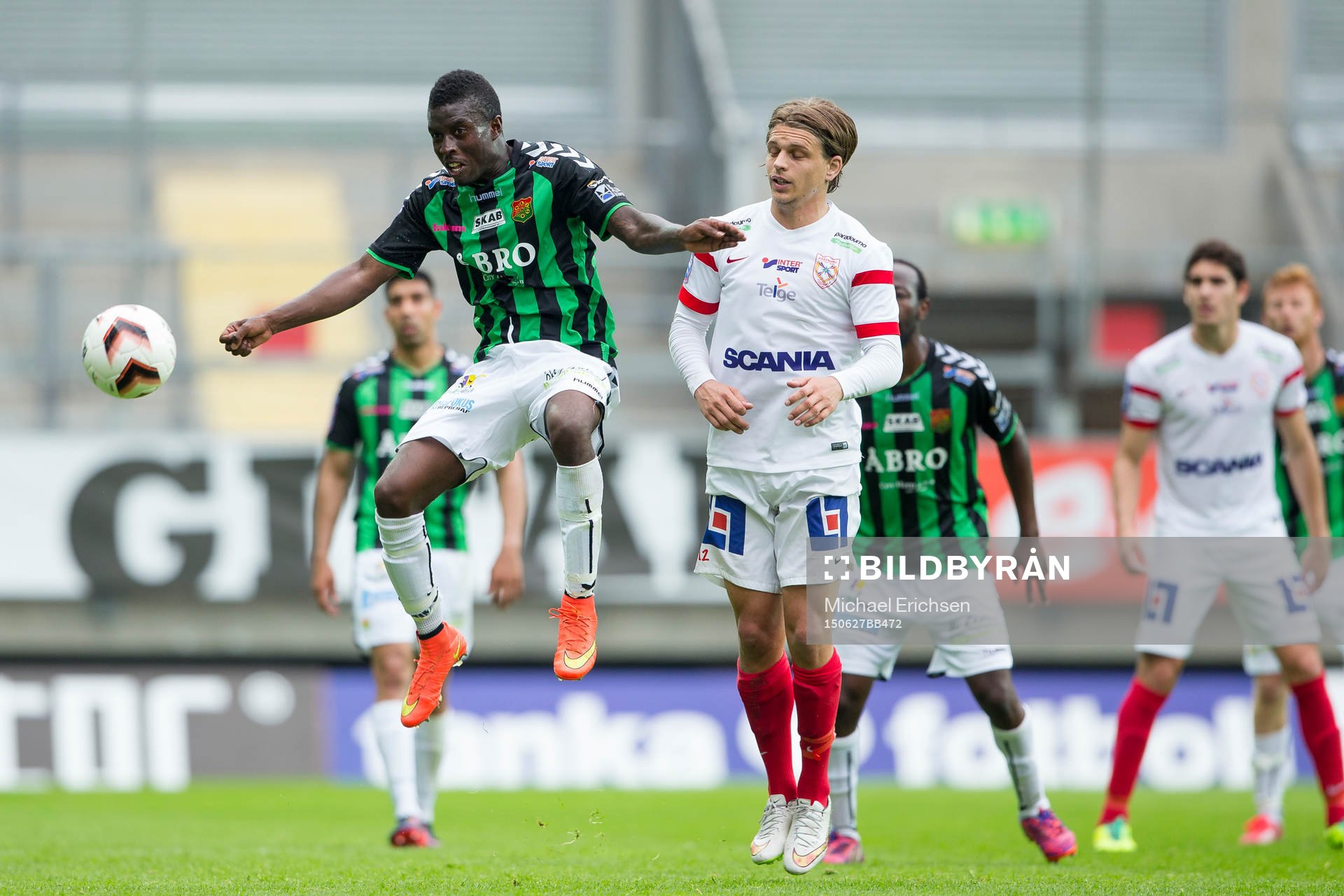GAIS Kieron Cadogan vinner nickduell mot Assyriskas Fredrik