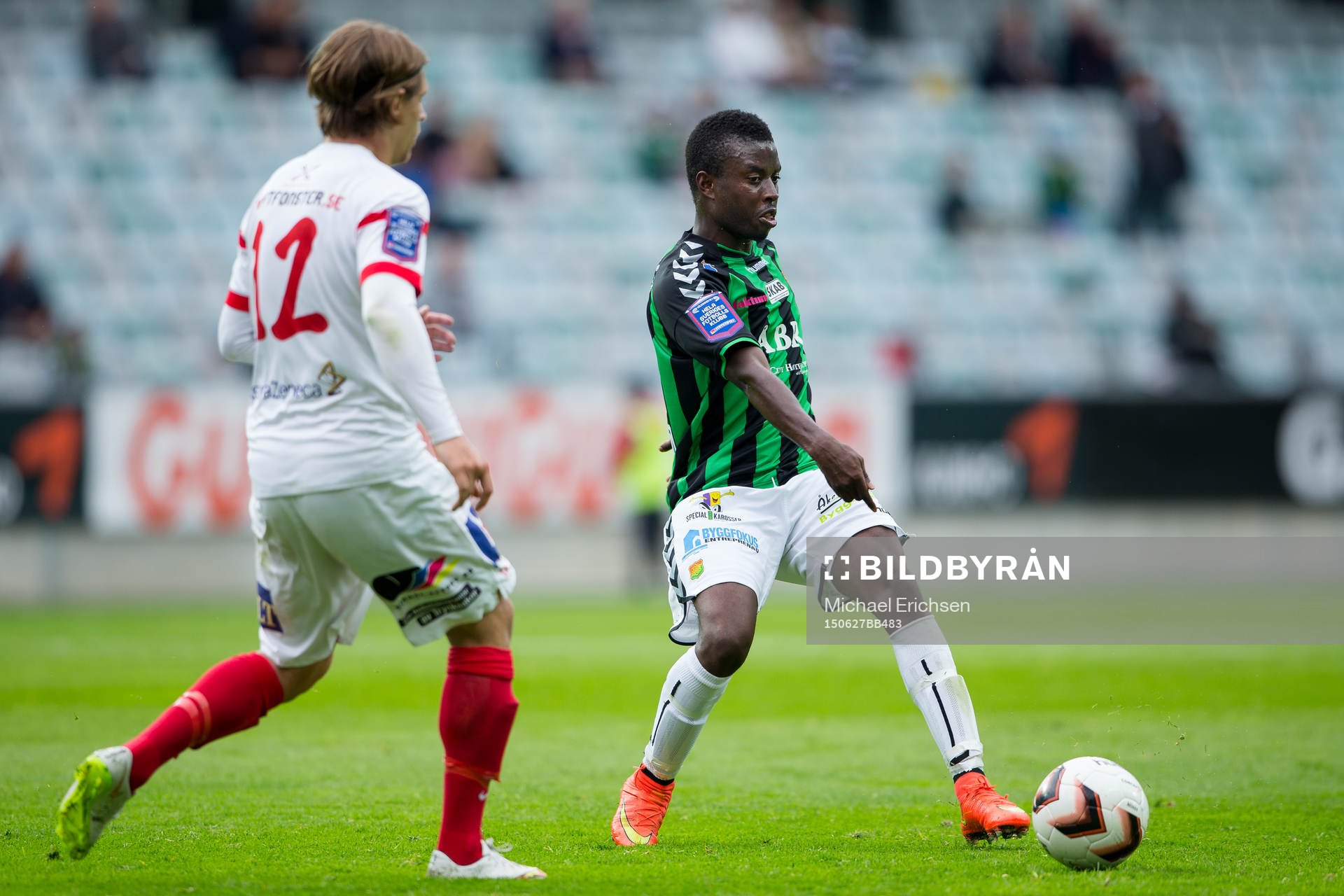 GAIS Kieron Cadogan mot Assyriskas Fredrik Holster