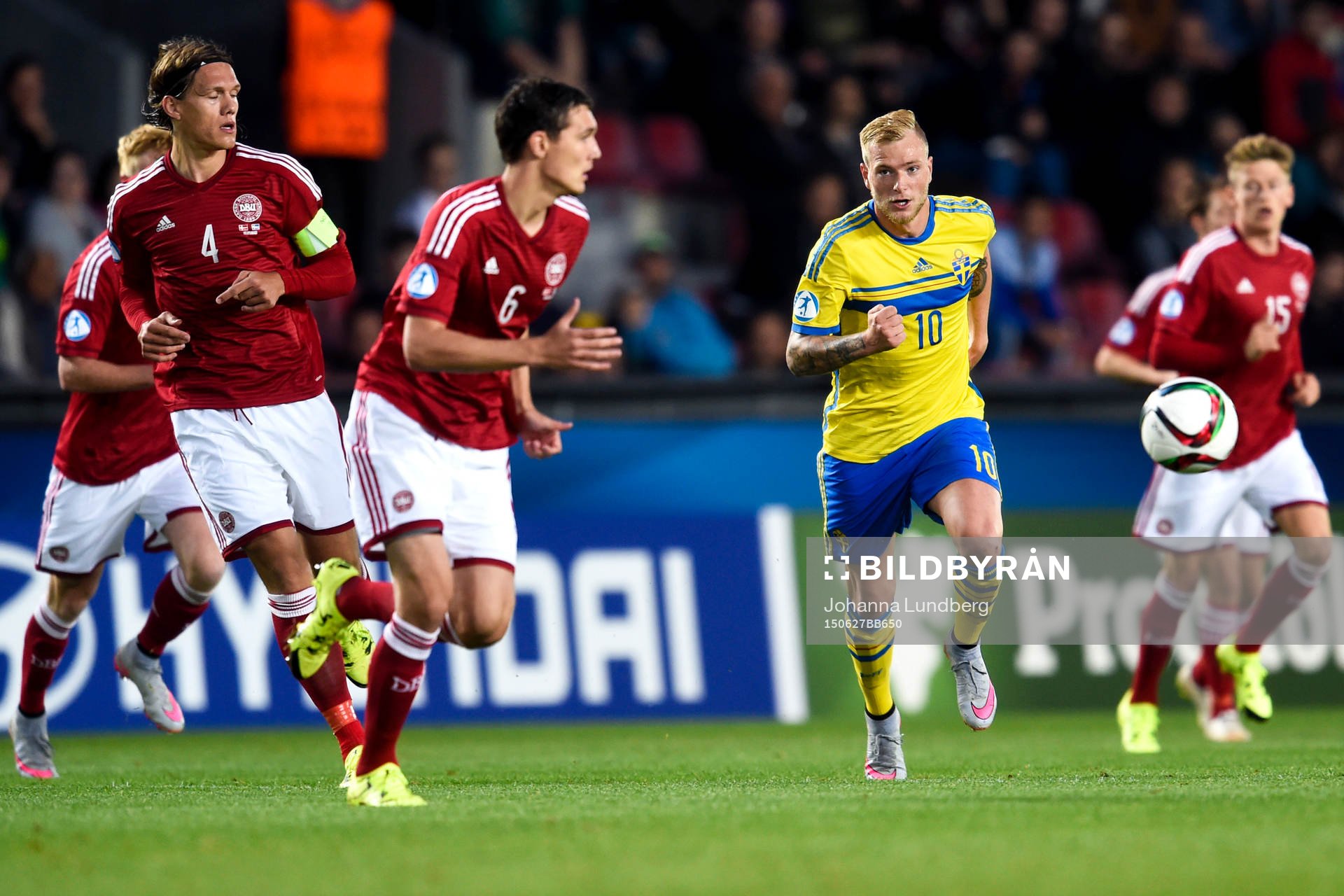 Danmarks Andreas Bodtker Christensen och Sveriges John