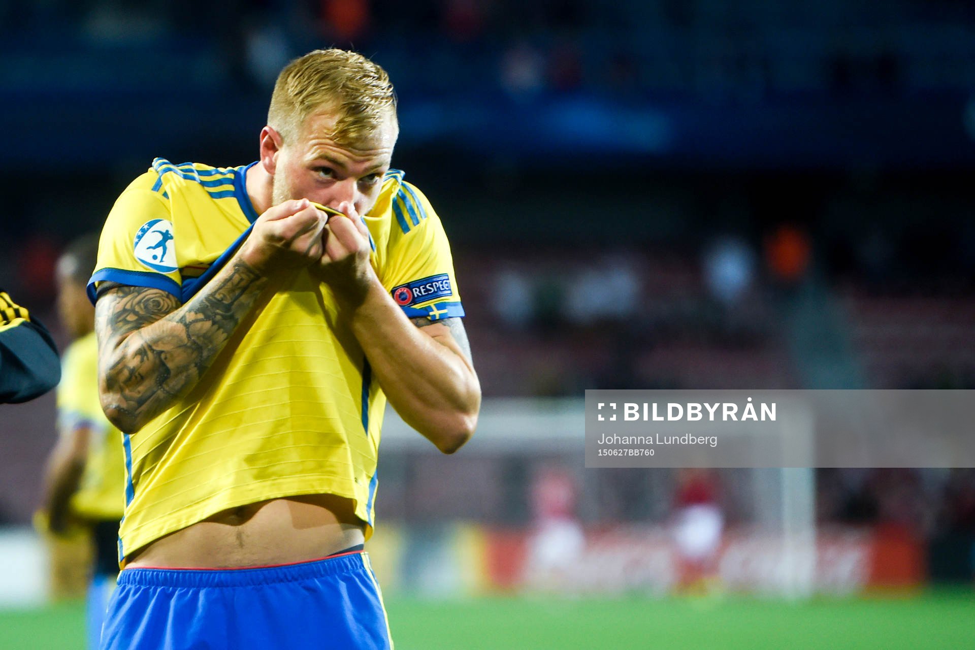 Sveriges John Guidetti jublar