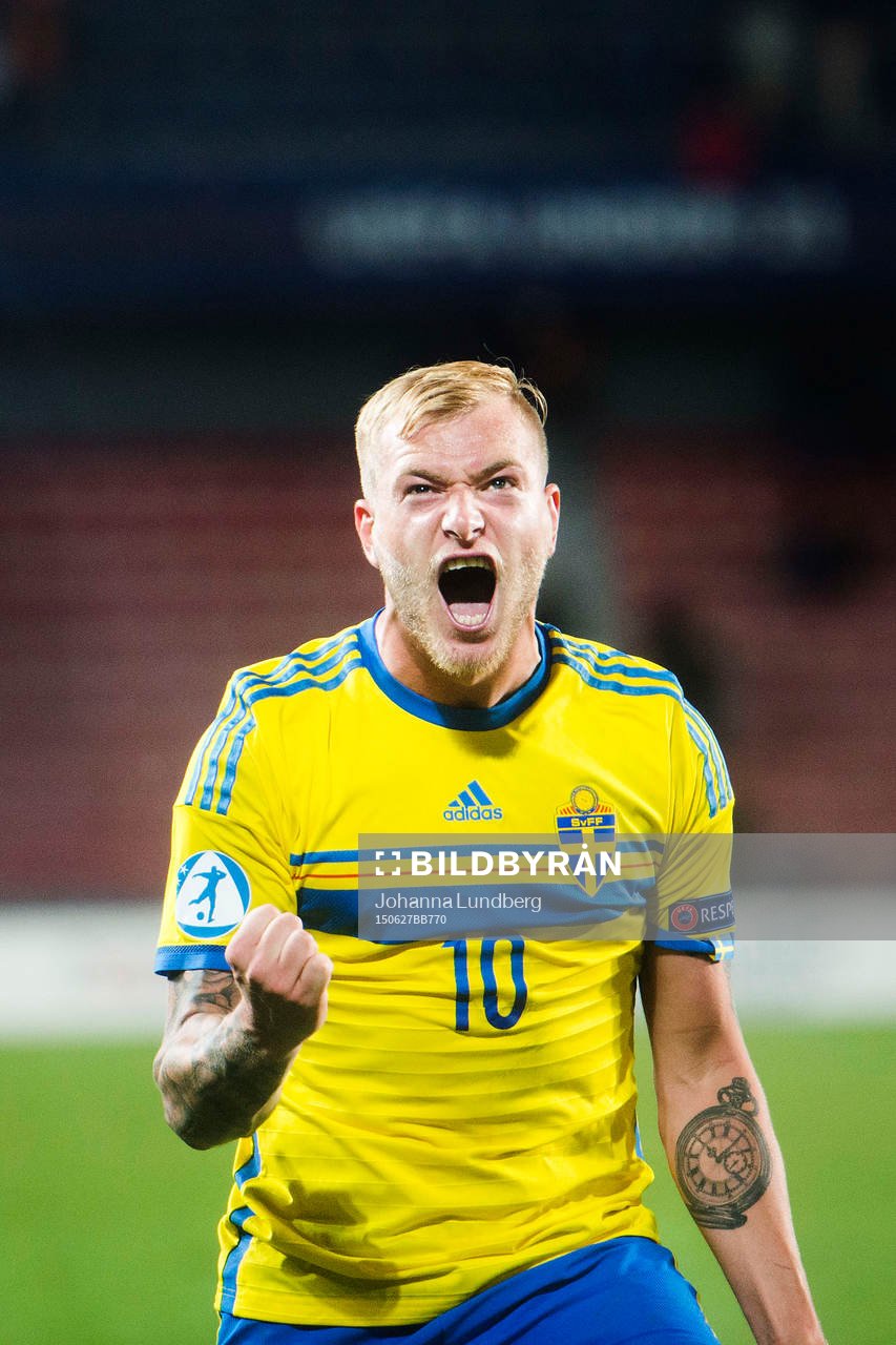 Sveriges John Guidetti jublar