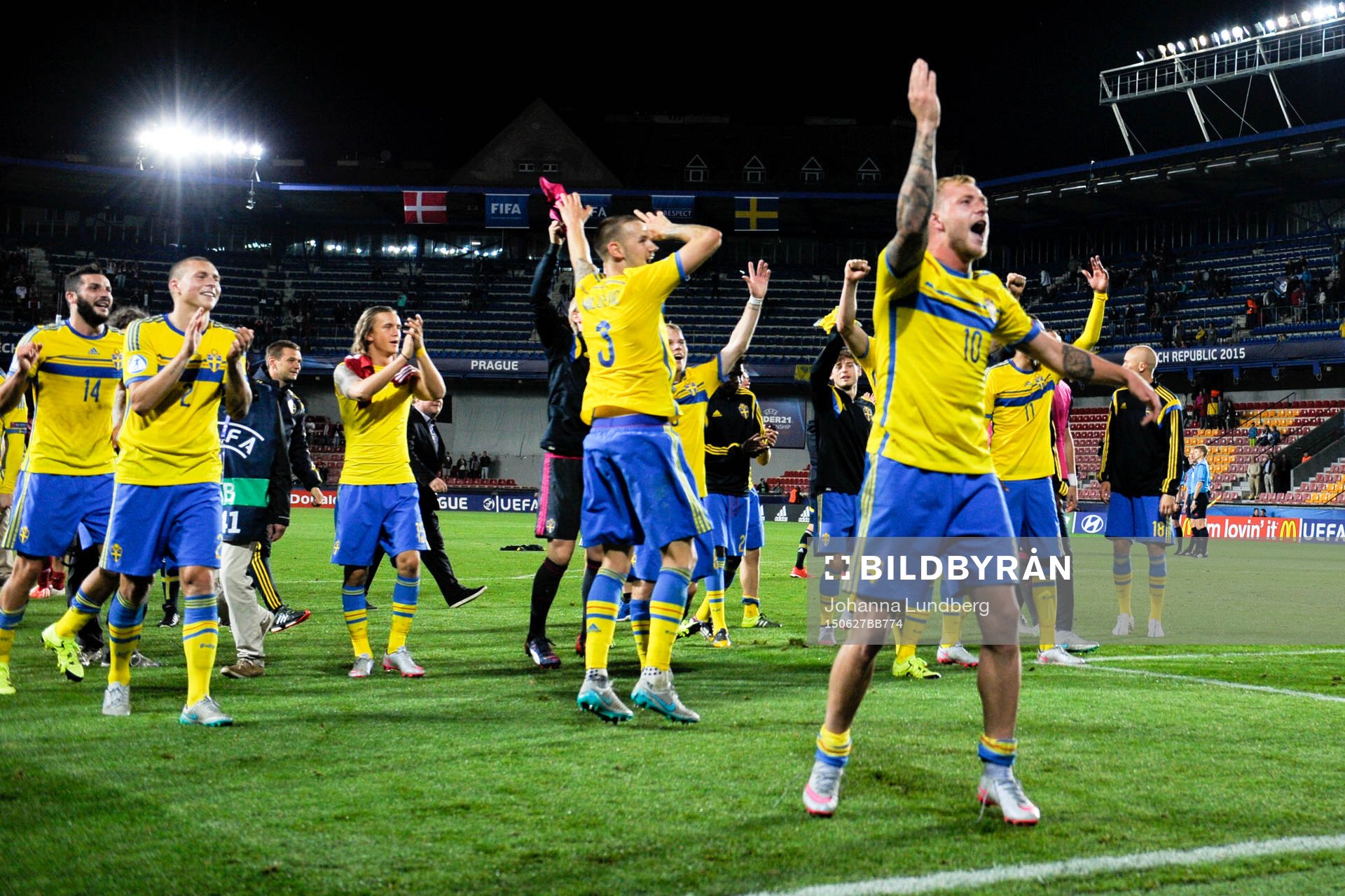 Sveriges John Guidetti jublar