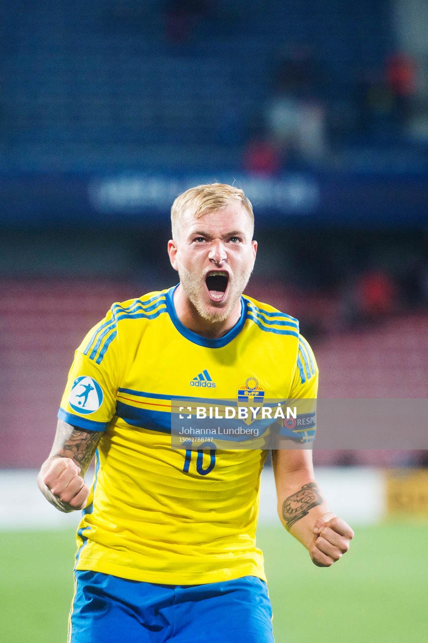 Sveriges John Guidetti jublar