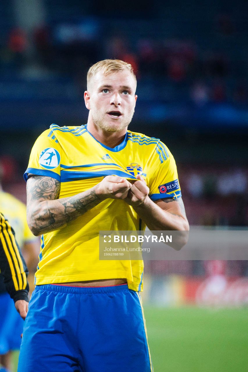 Sveriges John Guidetti jublar