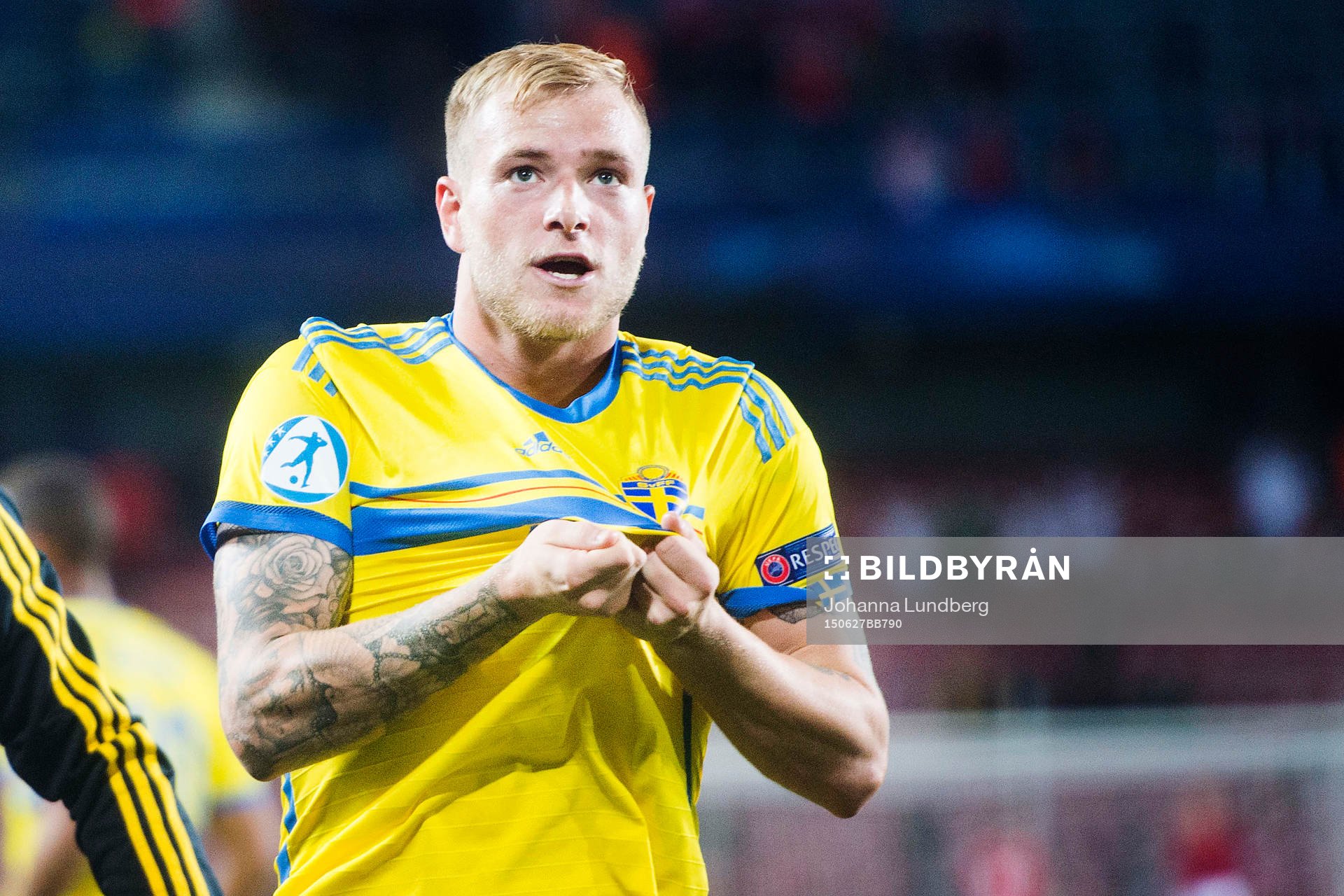 Sveriges John Guidetti jublar