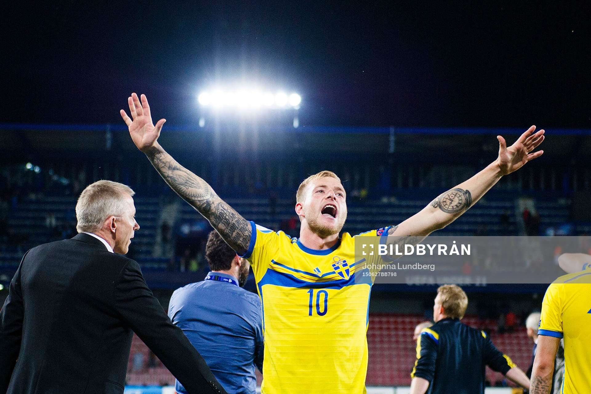 Sveriges John Guidetti jublar