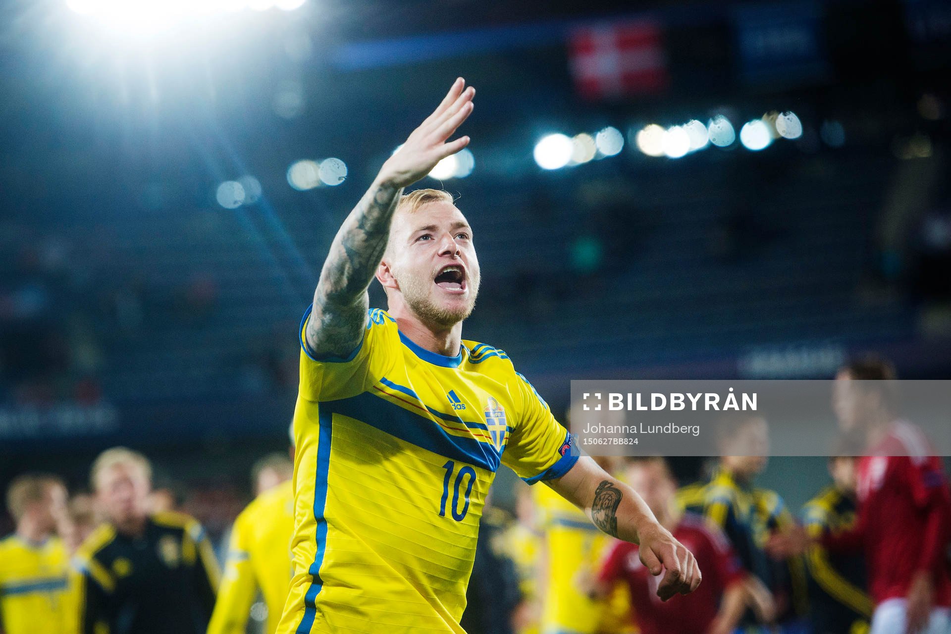 Sveriges John Guidetti jublar