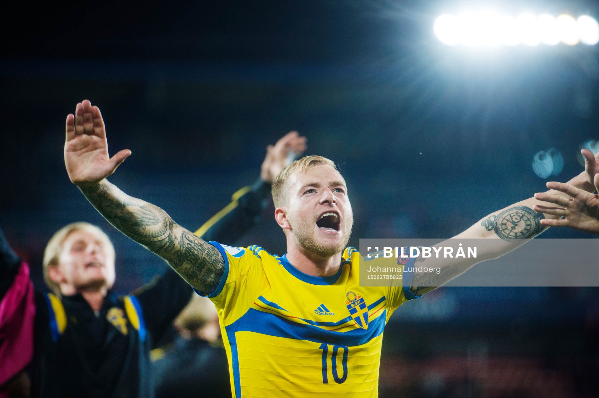 Sveriges John Guidetti jublar