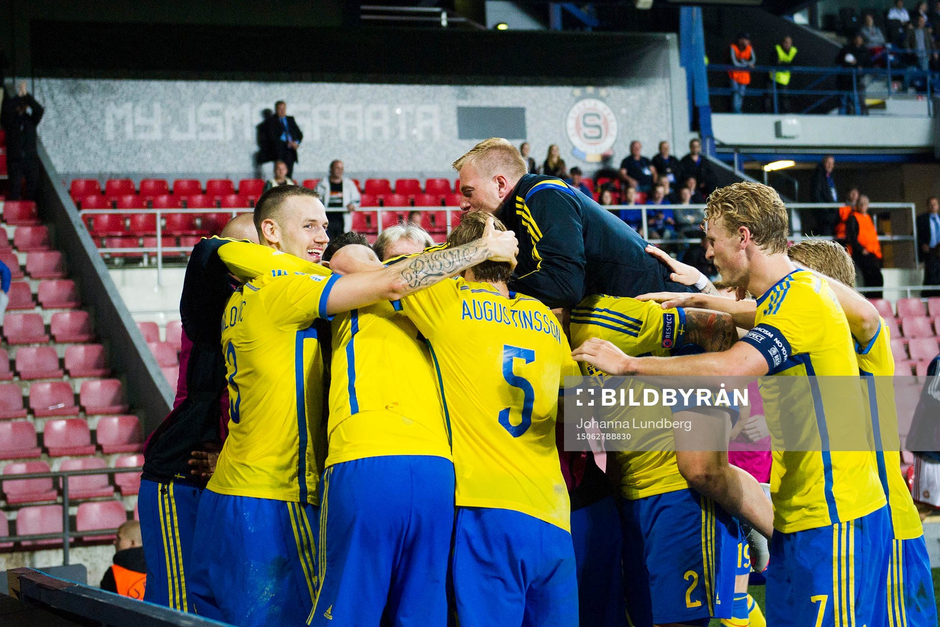 Sveriges Alexander Milosevic, Ludwig Augustinsson , John