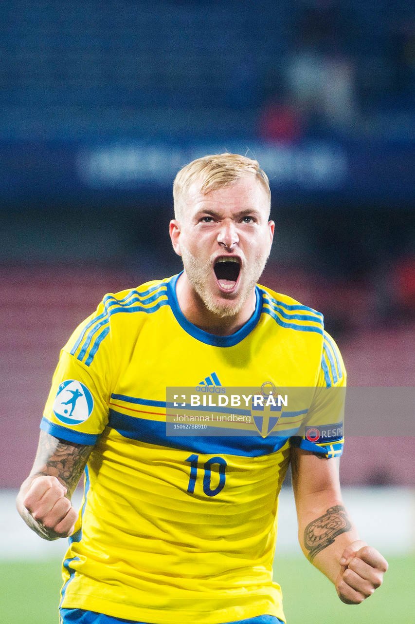 Sveriges John Guidetti jublar