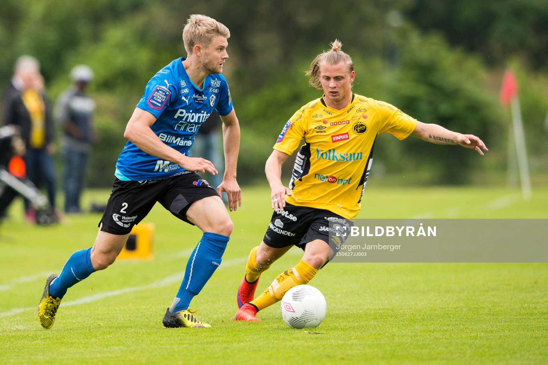 Halmstads Viktor Ljung och Elfsborgs Simon Hedlund