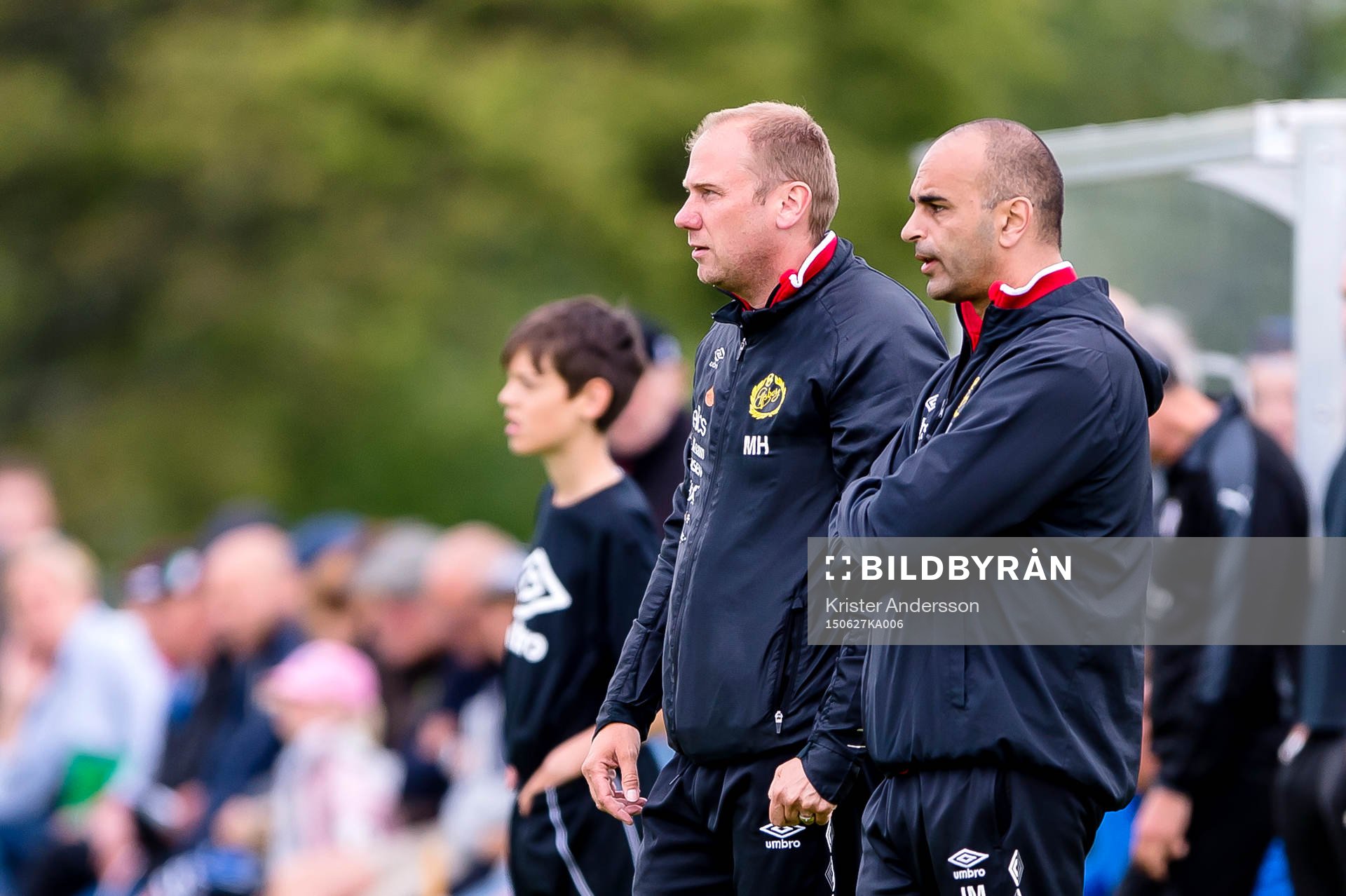 Elfsborgs manager Magnus Haglund och tränare Jan Mian