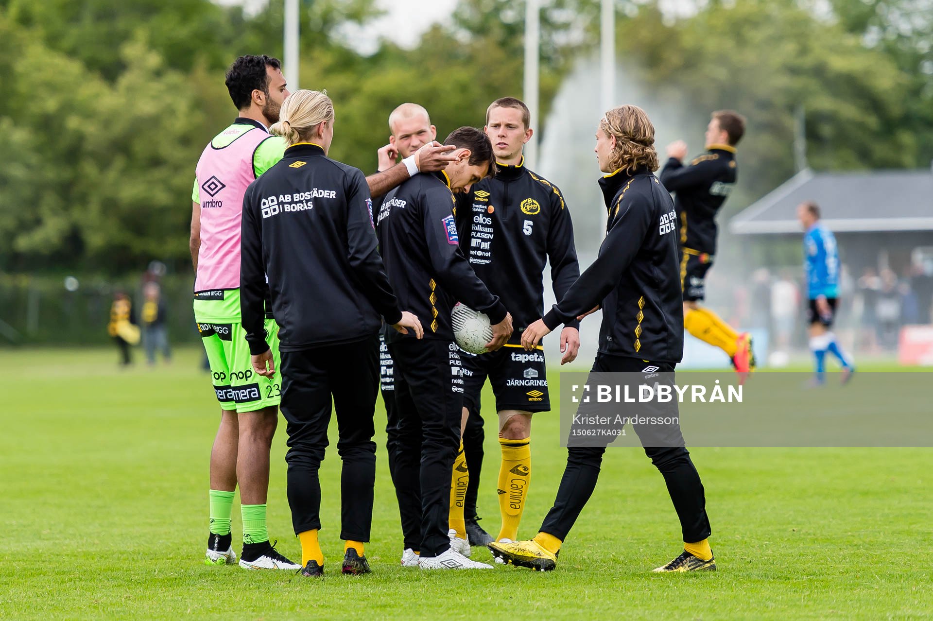 Elfsborgs spelare i halvtidsvilan