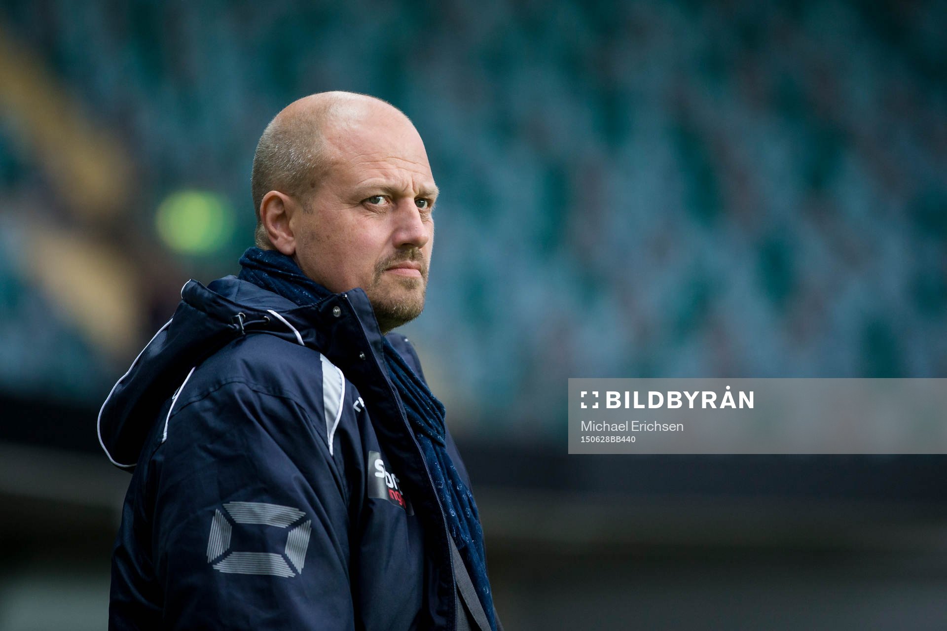 Kristianstads sportchef Anders Swahn innan fotbollsmatchen i Div 1 södra mellan Örgryte och Kristianstad den 28 juni 2015 i Göteborg.