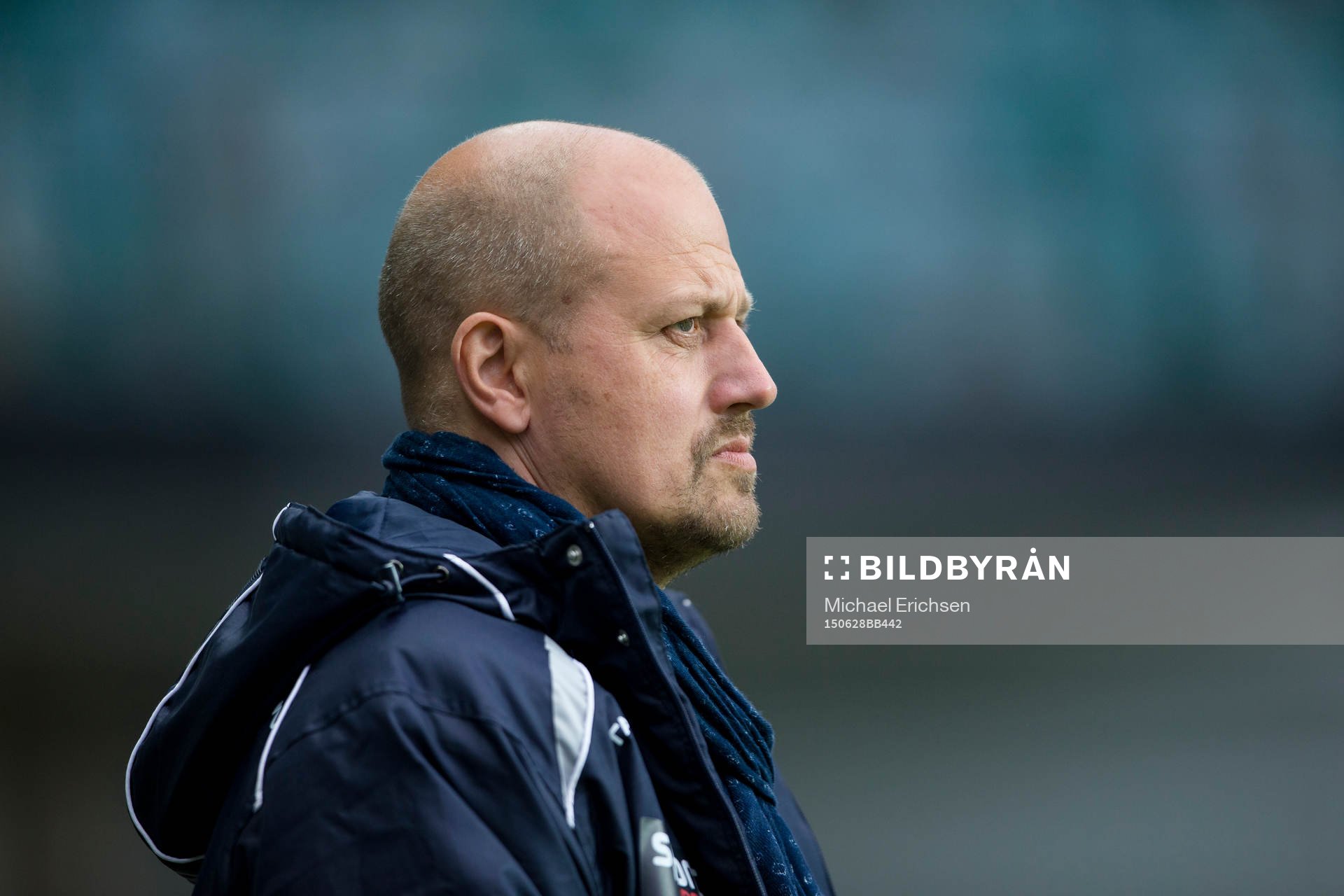 Kristianstads sportchef Anders Swahn innan fotbollsmatchen i Div 1 södra mellan Örgryte och Kristianstad den 28 juni 2015 i Göteborg.