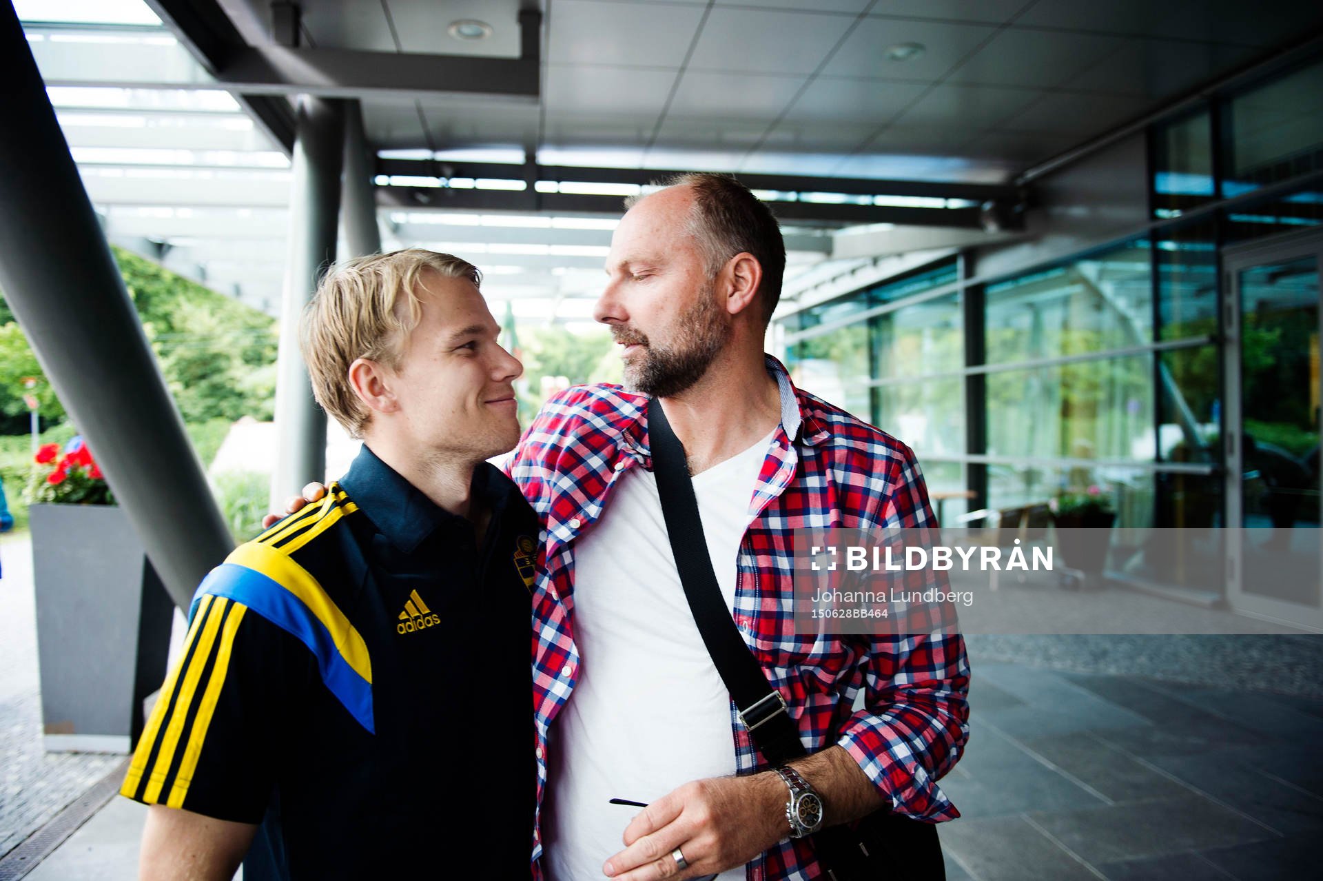 Sveriges Oscar Lewicki och Håkan Mild