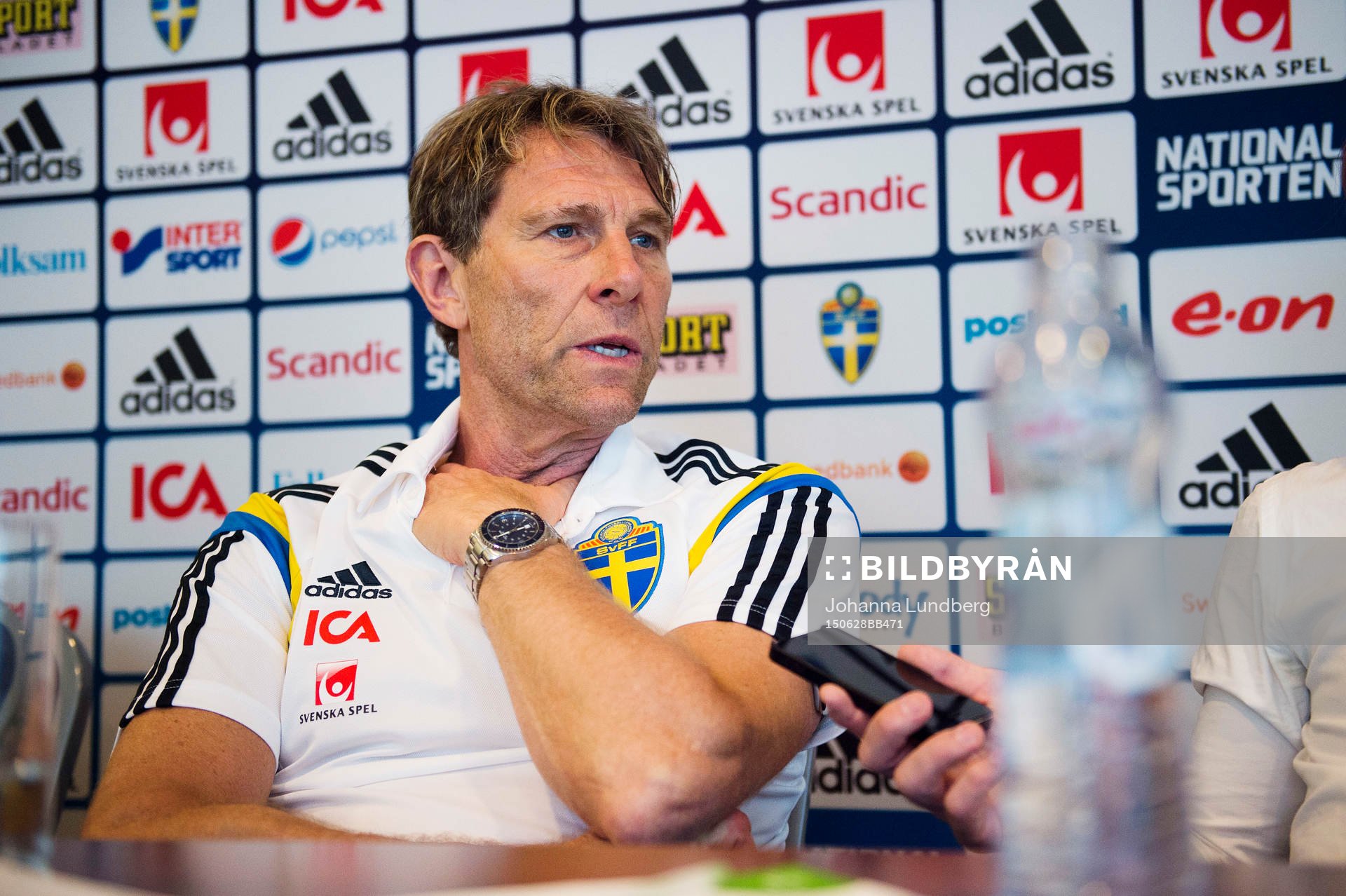 Sveriges förbundskapten Håkan Ericson
