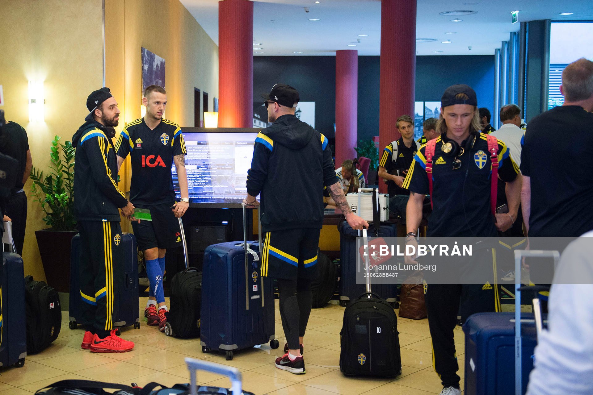 Sveriges Abdullah Khalili, Alexander Milosevic och John