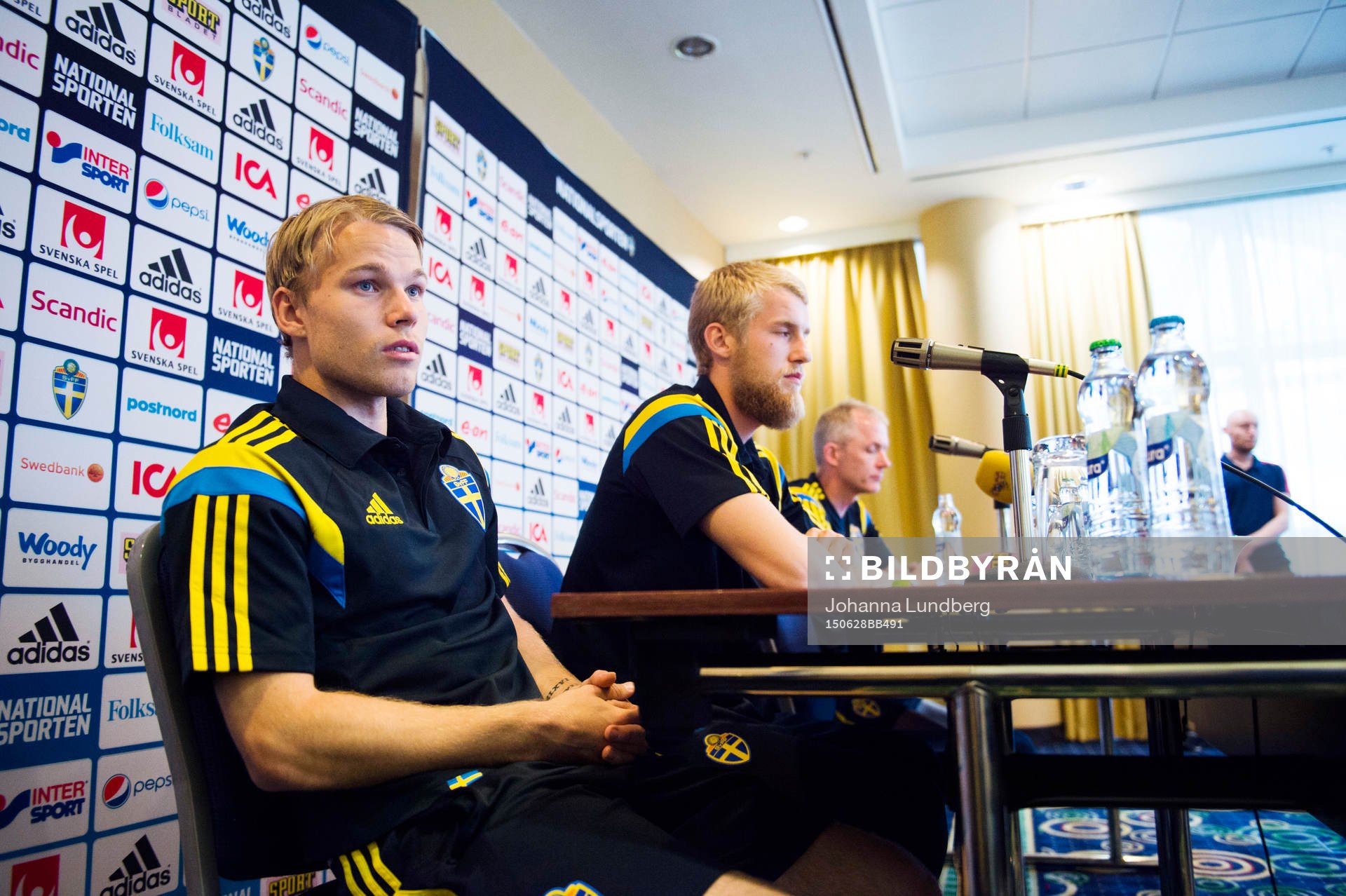 Sveriges Oscar Lewicki och Filip Helander