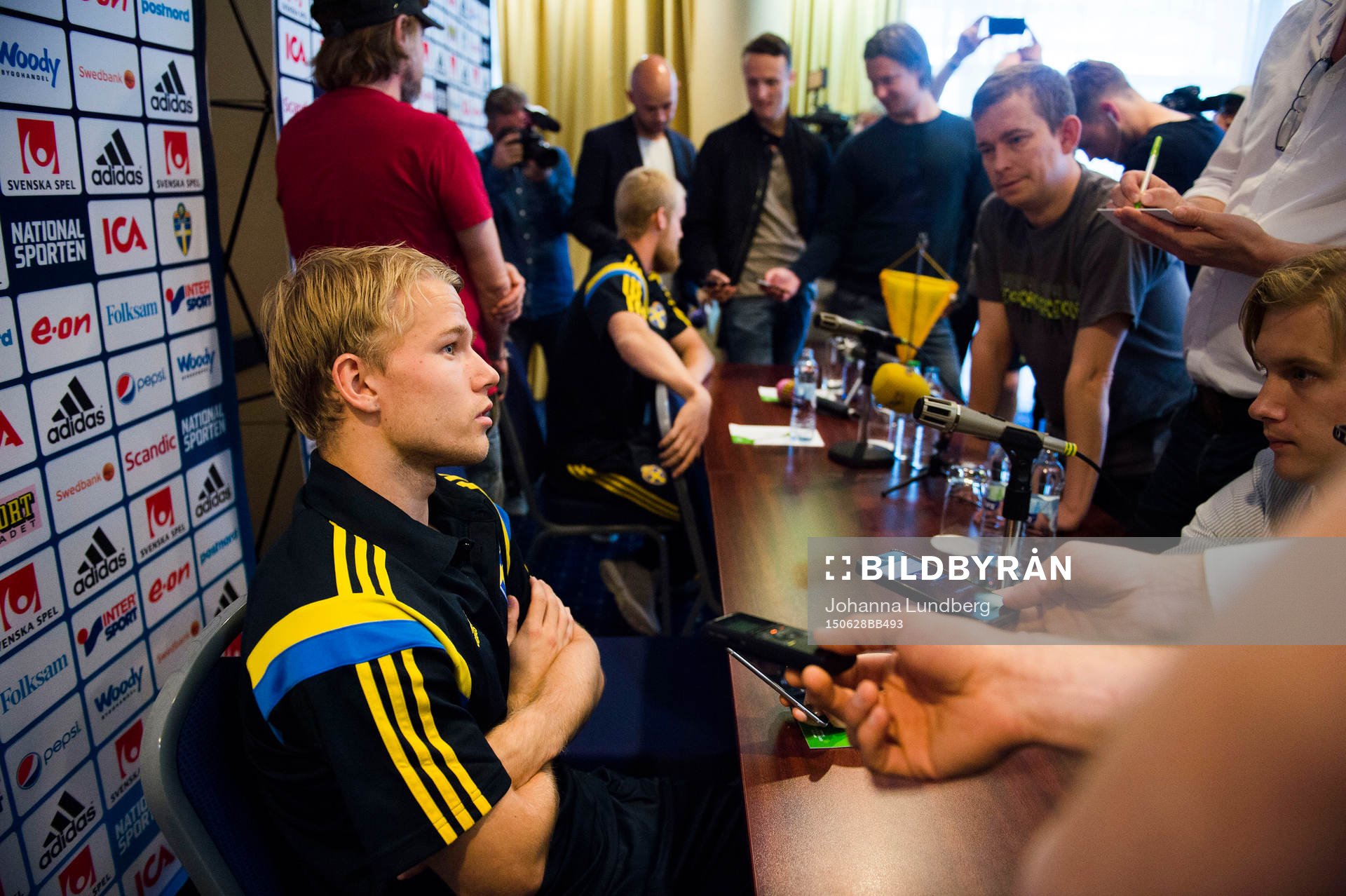 Sveriges Oscar Lewicki och Filip Helander