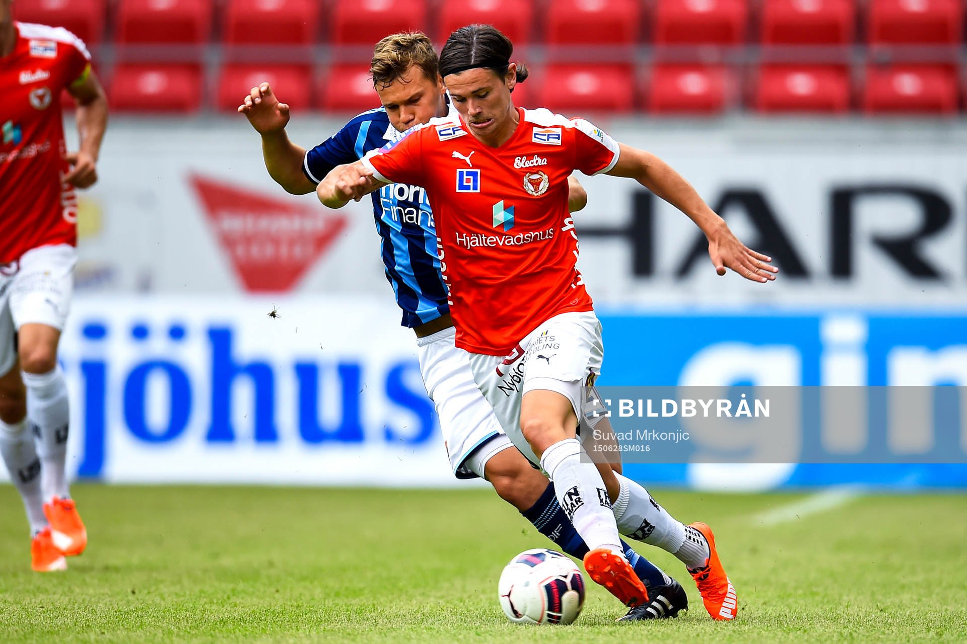 Kalmars Marcus Antonsson och Djurgårdens Jesper Karlström