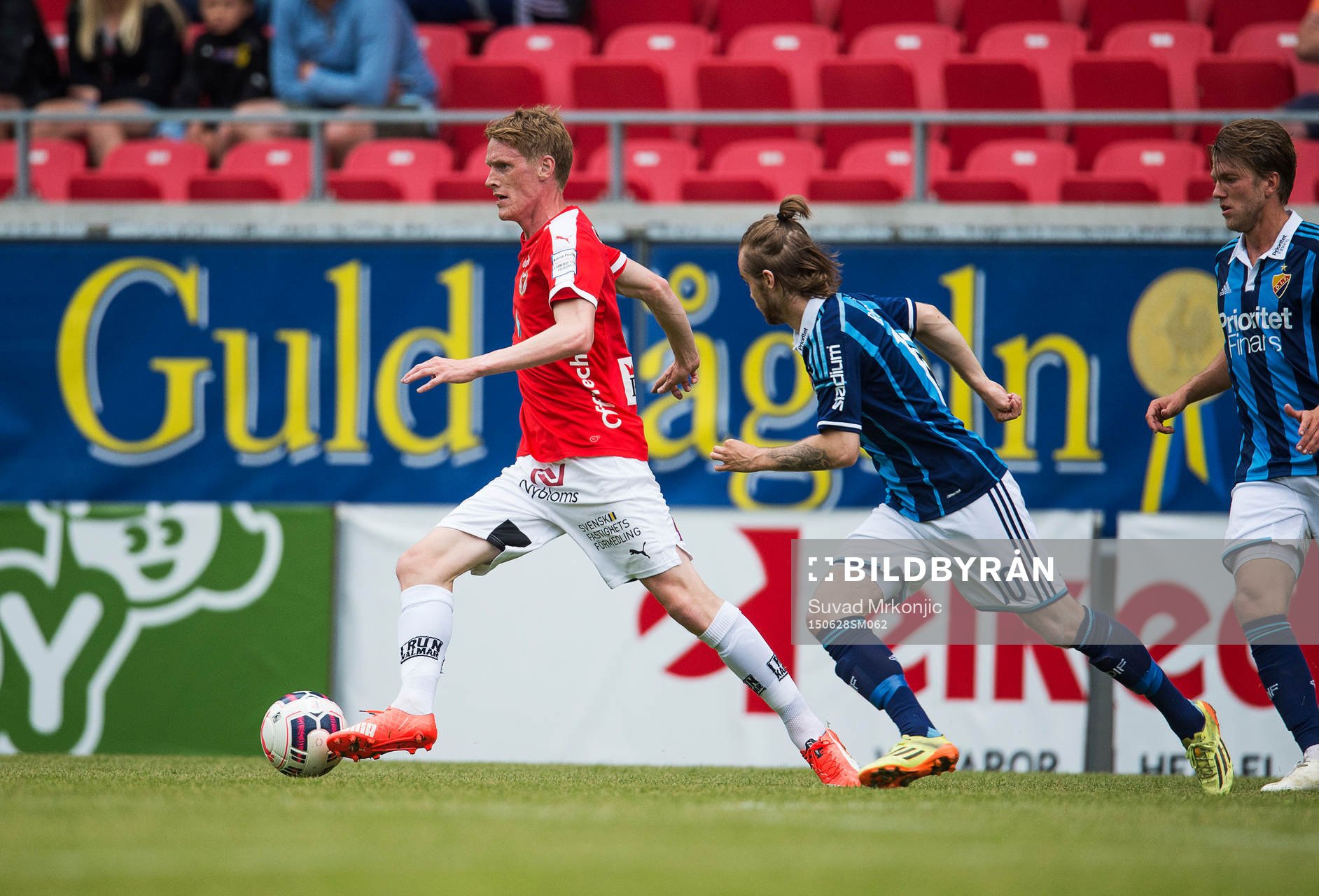 Kalmars Rasmus Elm och Djurgårdens Daniel Berntsen