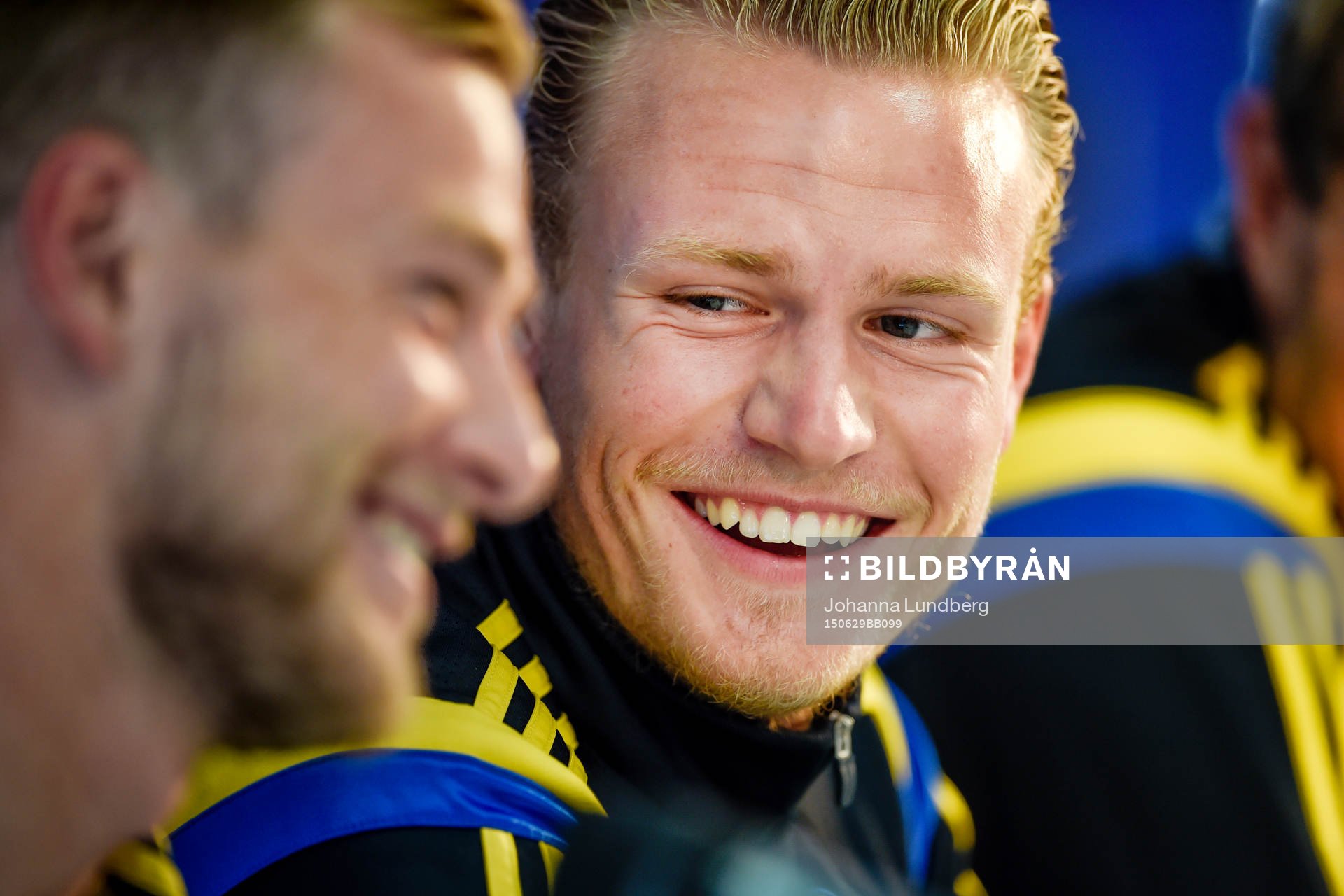 Sveriges John Guidetti och Oscar Hiljemark