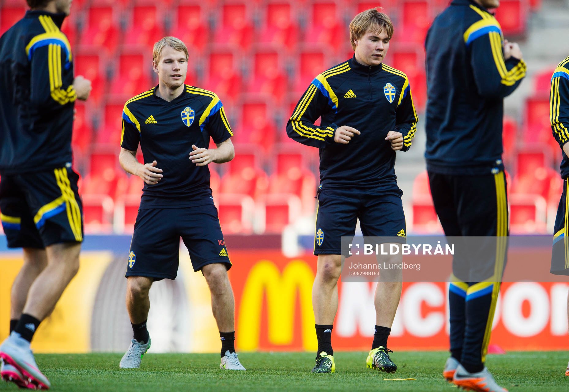 Sveriges Oscar Lewicki och Simon Tibbling