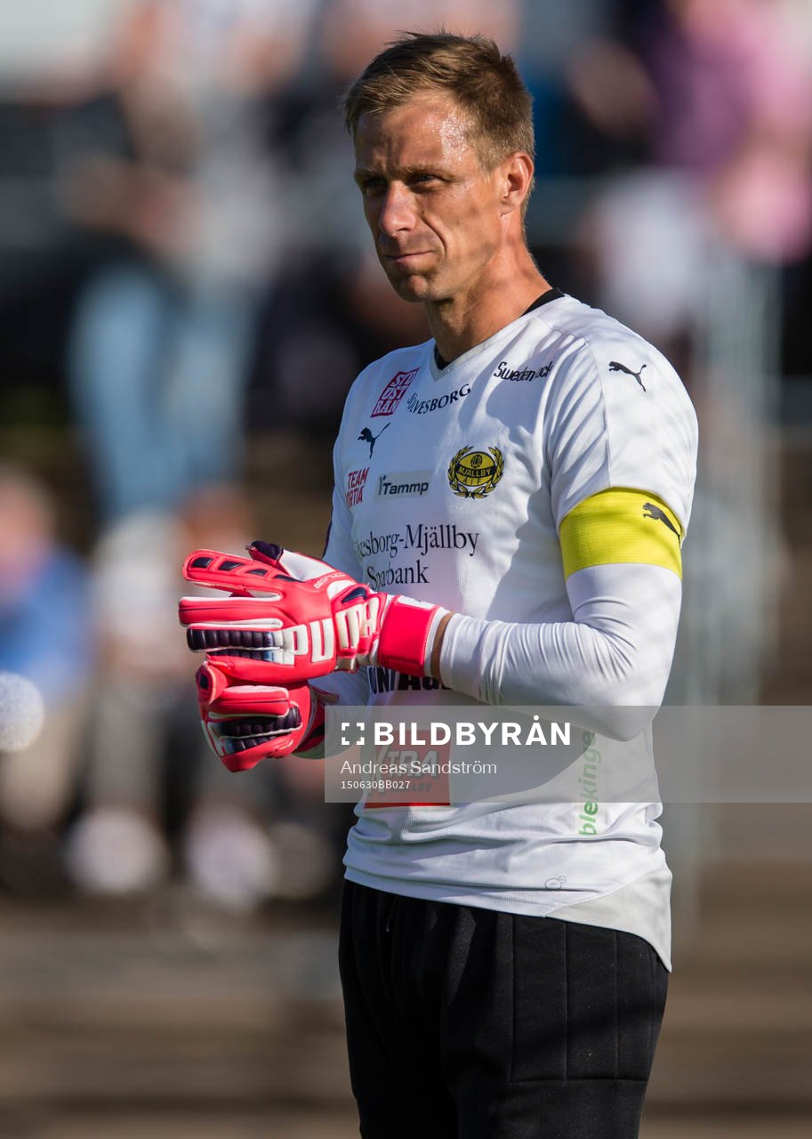 Mjällbys målvakt Mattias Asper