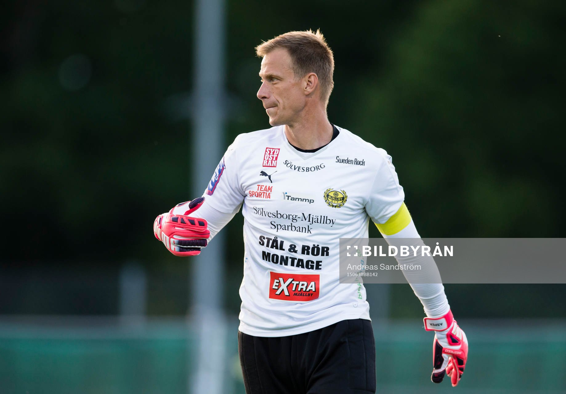 Mjällbys målvakt Mattias Asper