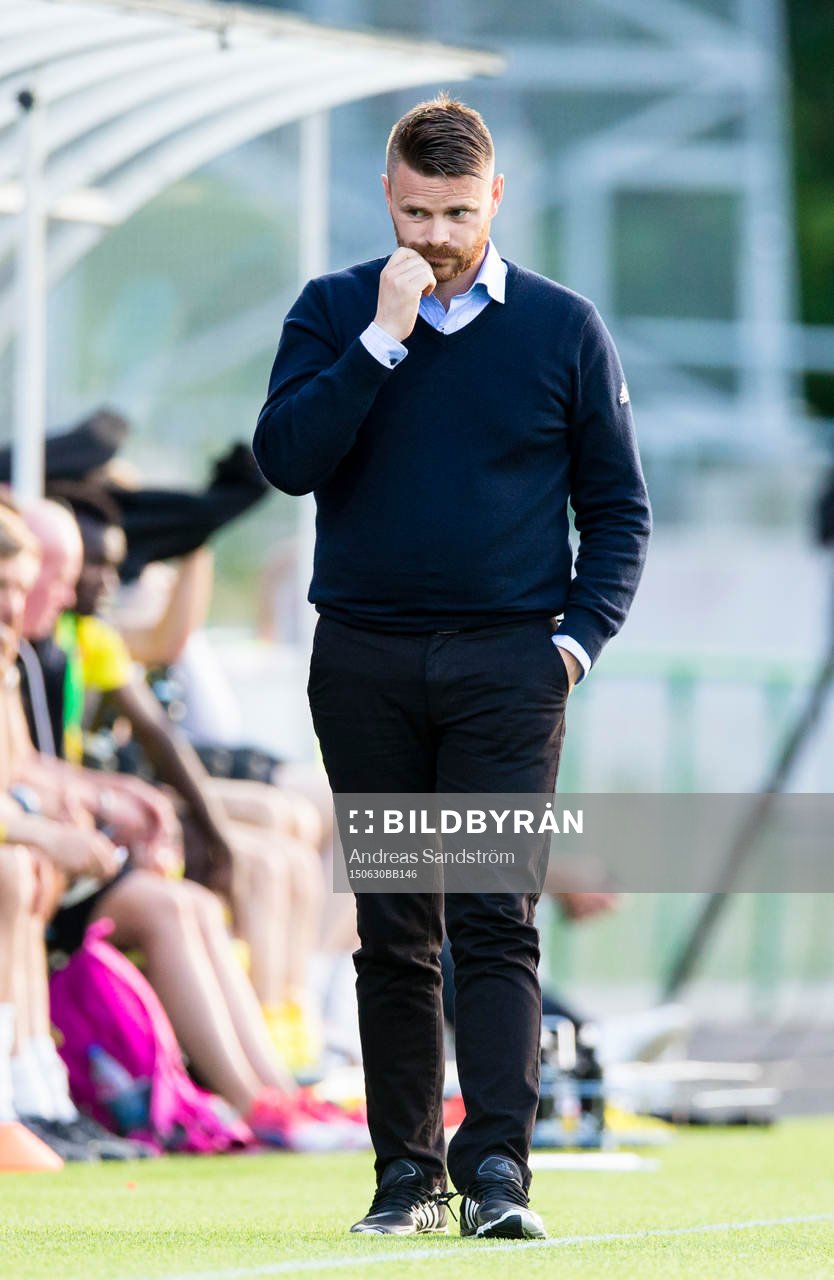 Brommapojkarnas tränare Magni Fannberg Magnusson