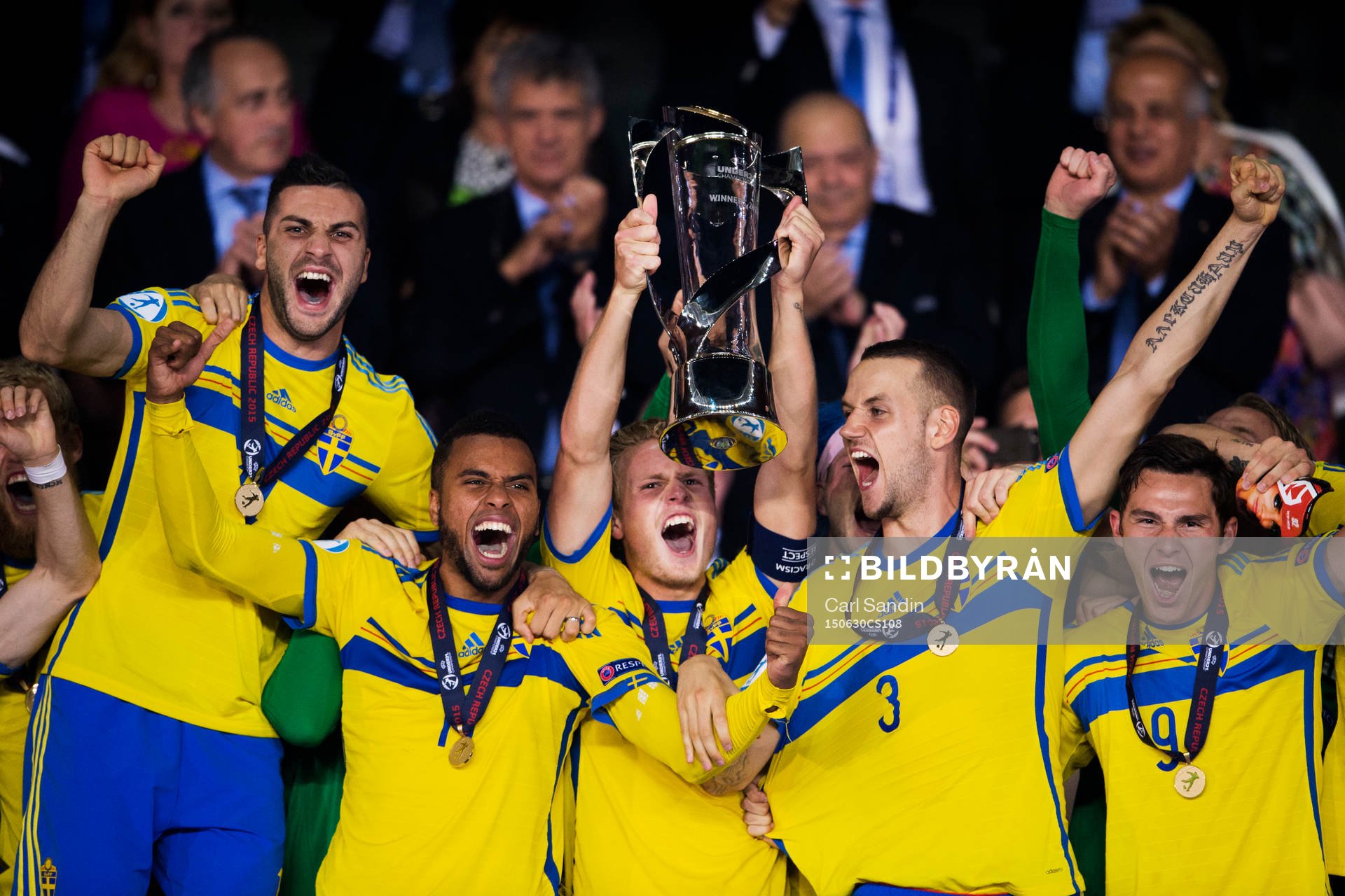 Sveriges Mikael Ishak, Isaac Kiese Thelin, Oscar Hiljemark,