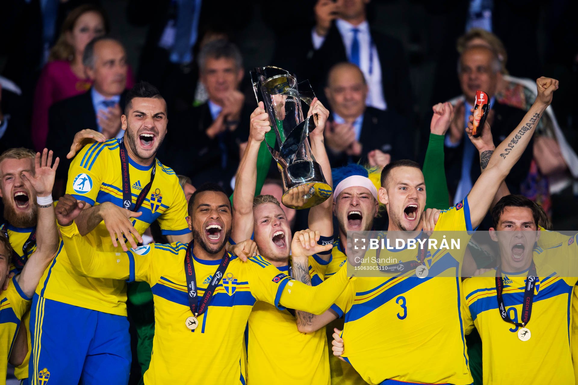 Sveriges Mikael Ishak, Isaac Kiese Thelin, Oscar Hiljemark,
