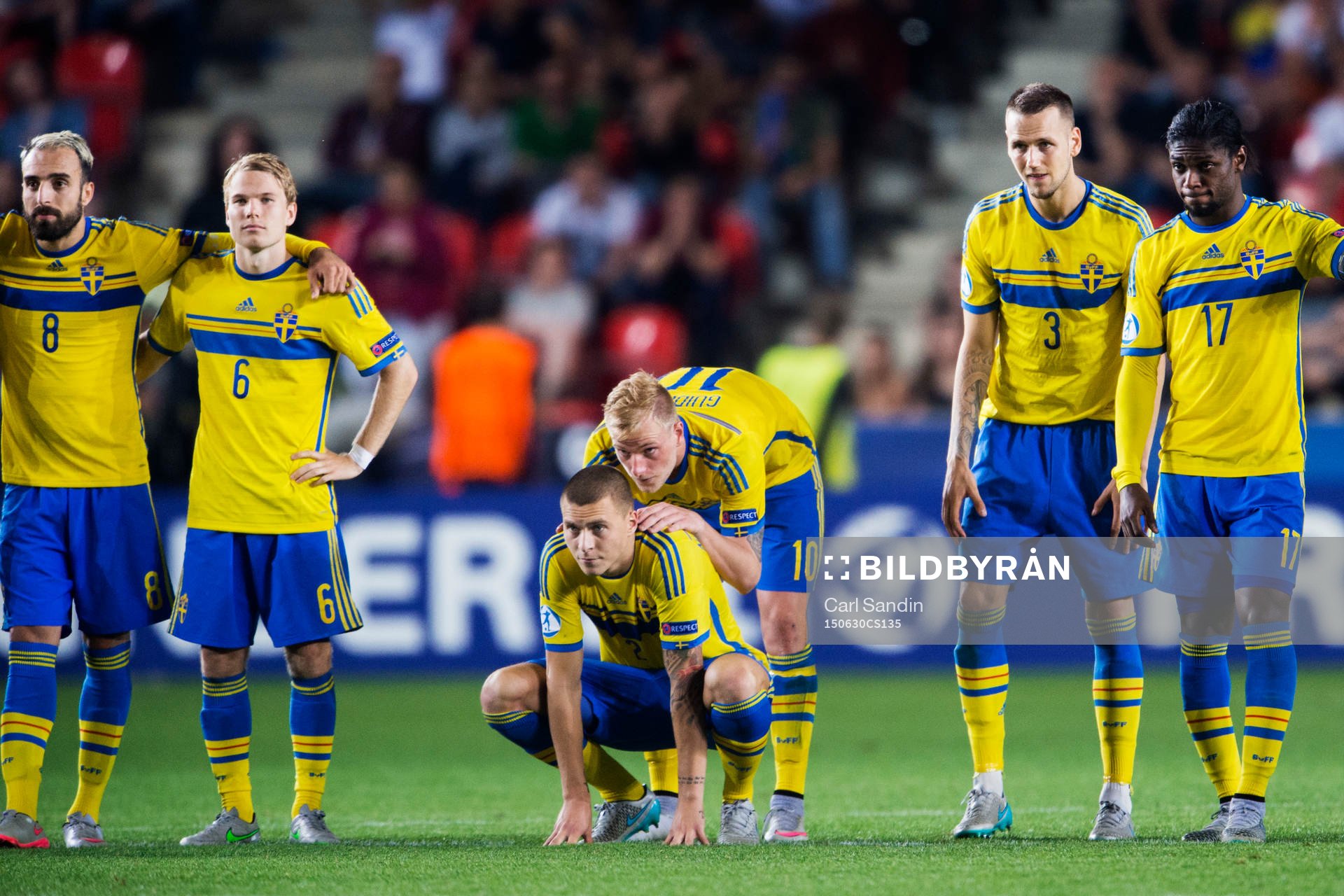 Sveriges Abdullah Khalili, Oscar Lewicki, Victor Nilsson