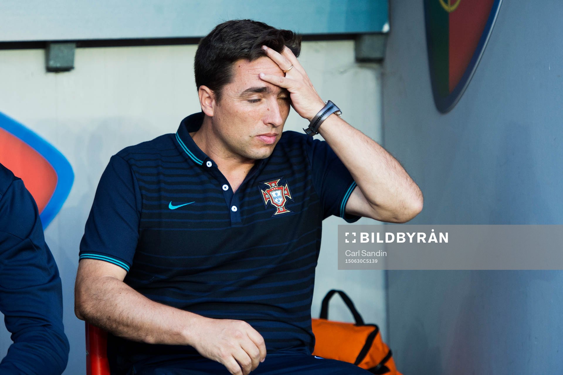 Portugals förbundskapten Rui Jorge deppar