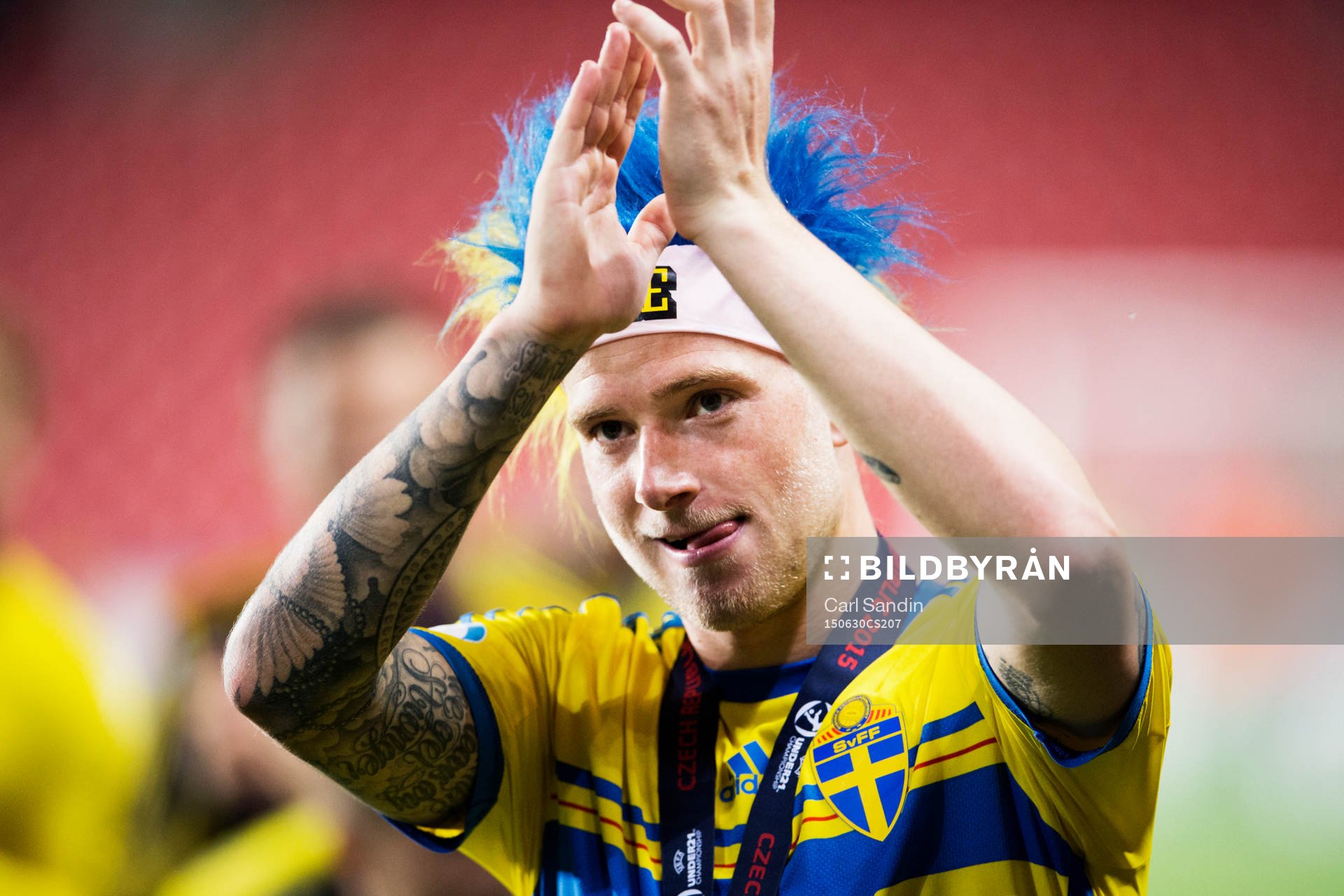 Sveriges John Guidetti tackar publiken