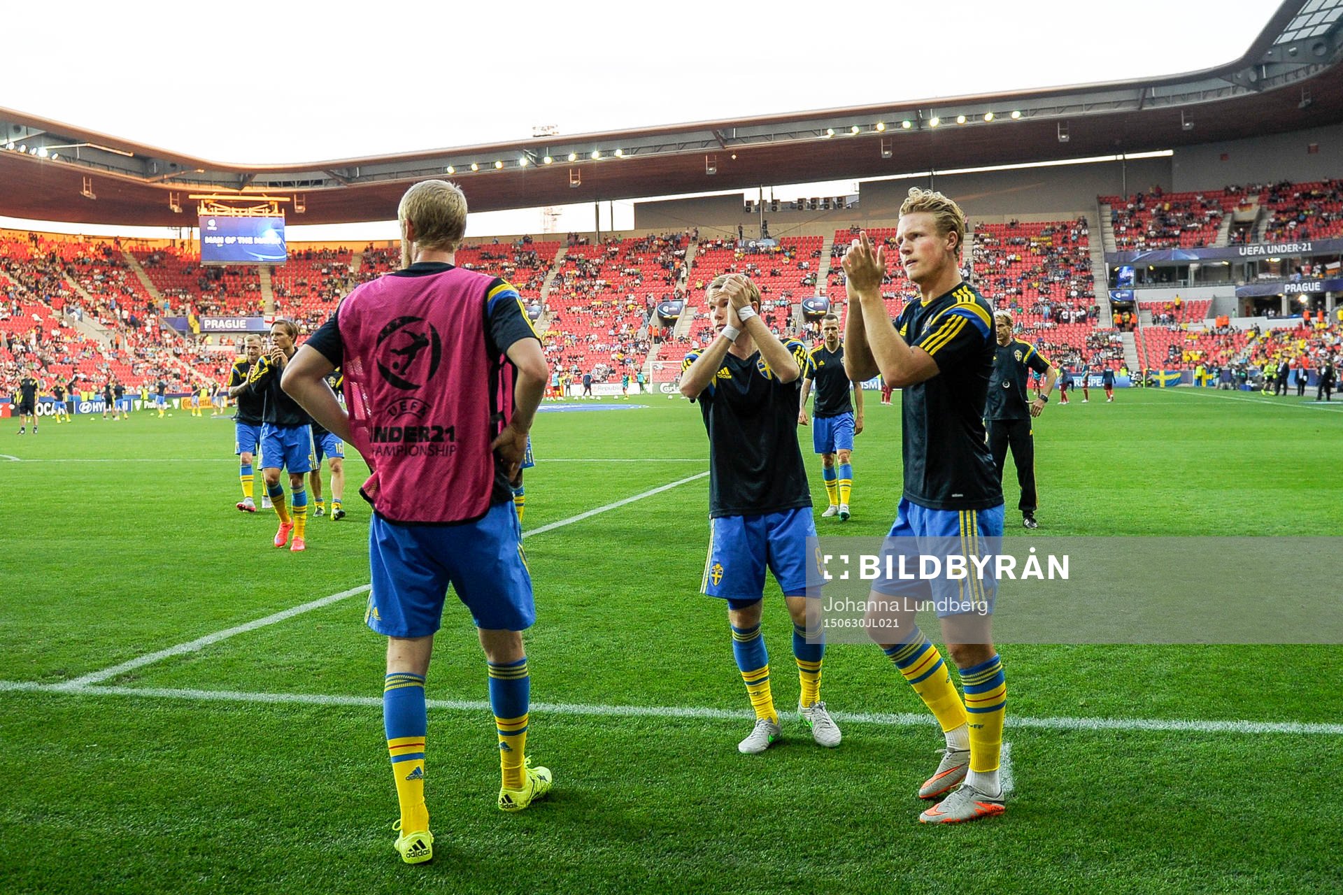 Sveriges Oscar Lewicki och Oscar Hiljemark