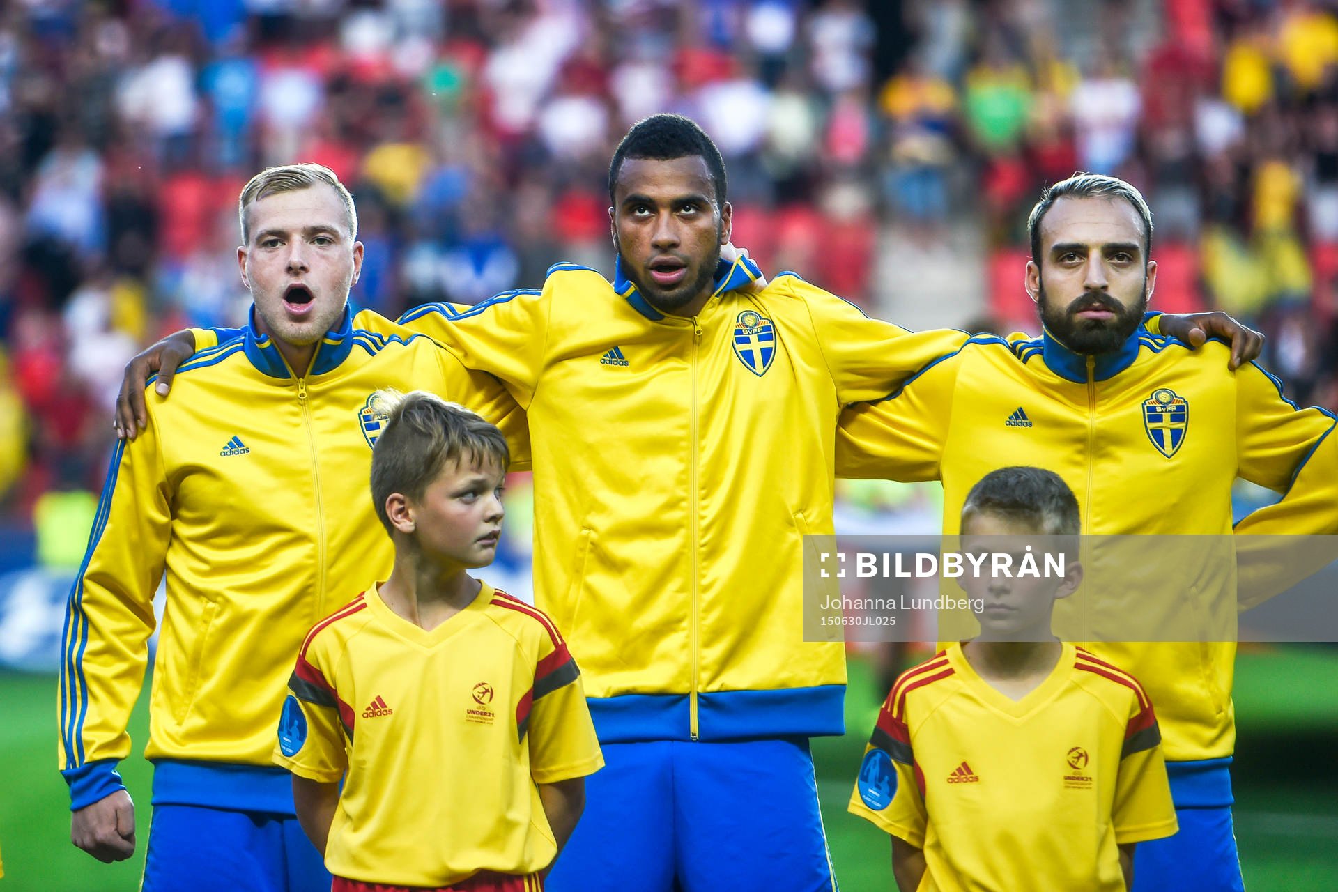 Sveriges John Guidetti , Isaac Kiese Thelin och Abdullah