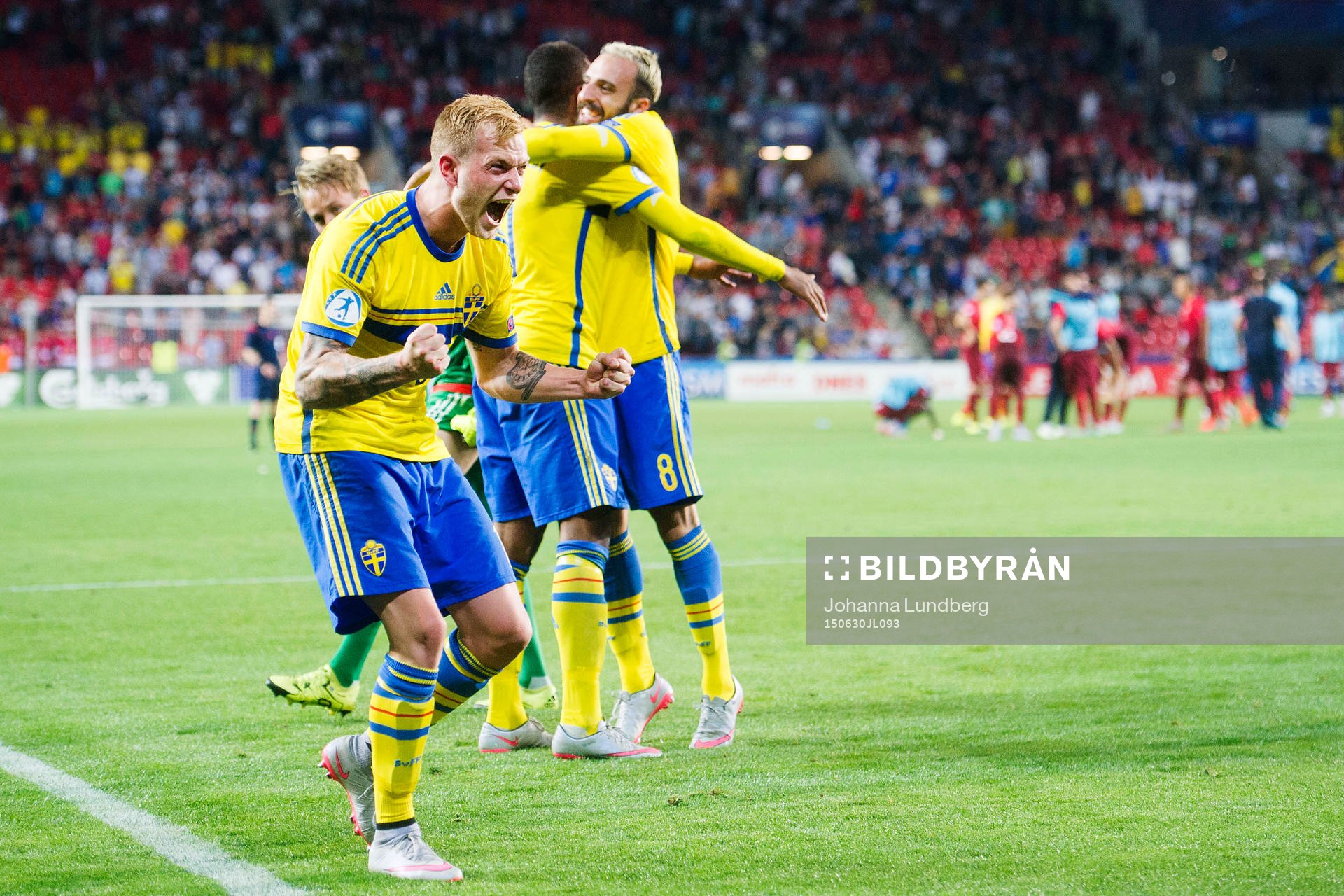 Sveriges John Guidetti jublar