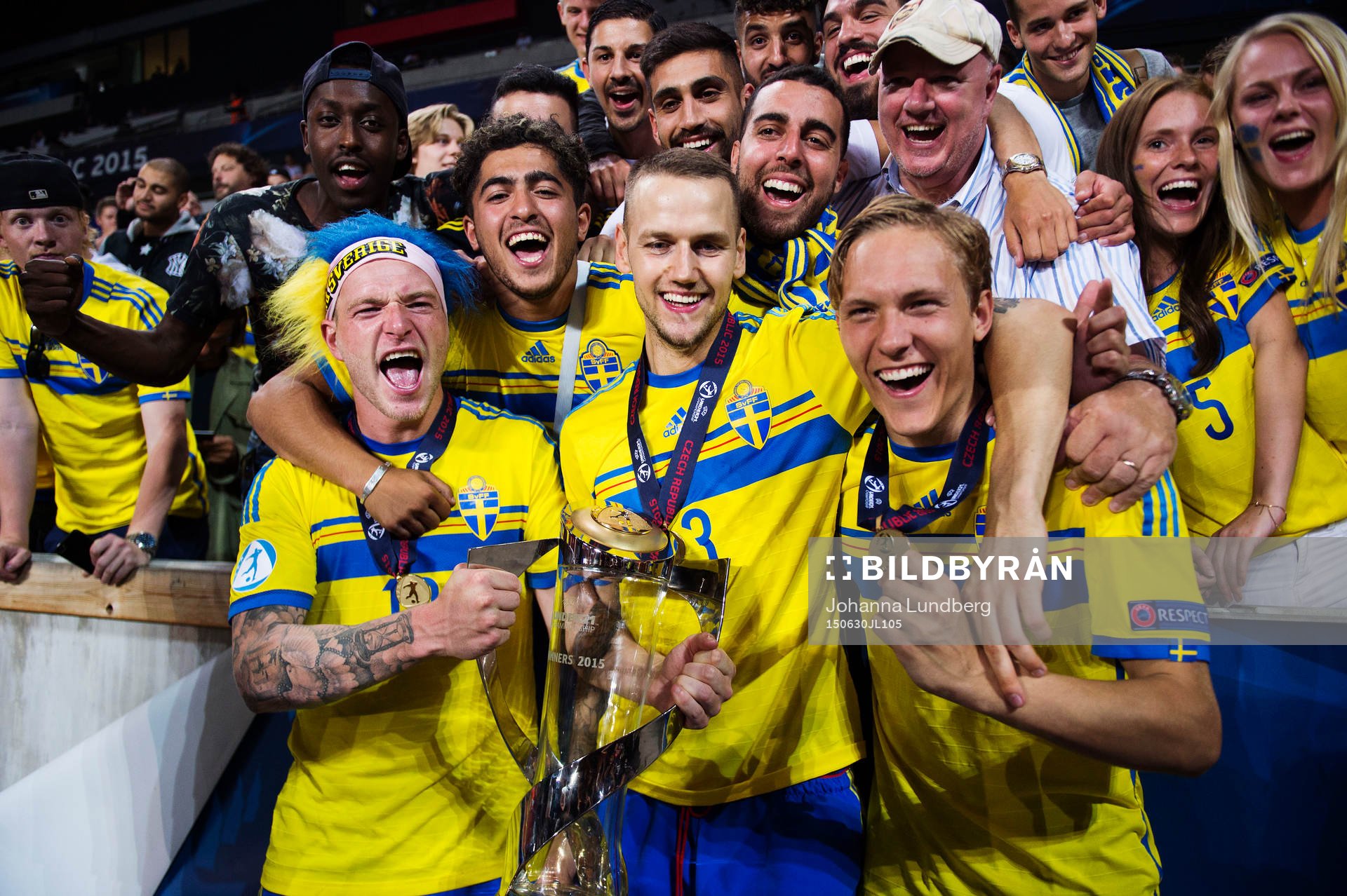 Sveriges John Guidetti, Alexander Milosevic och Ludwig