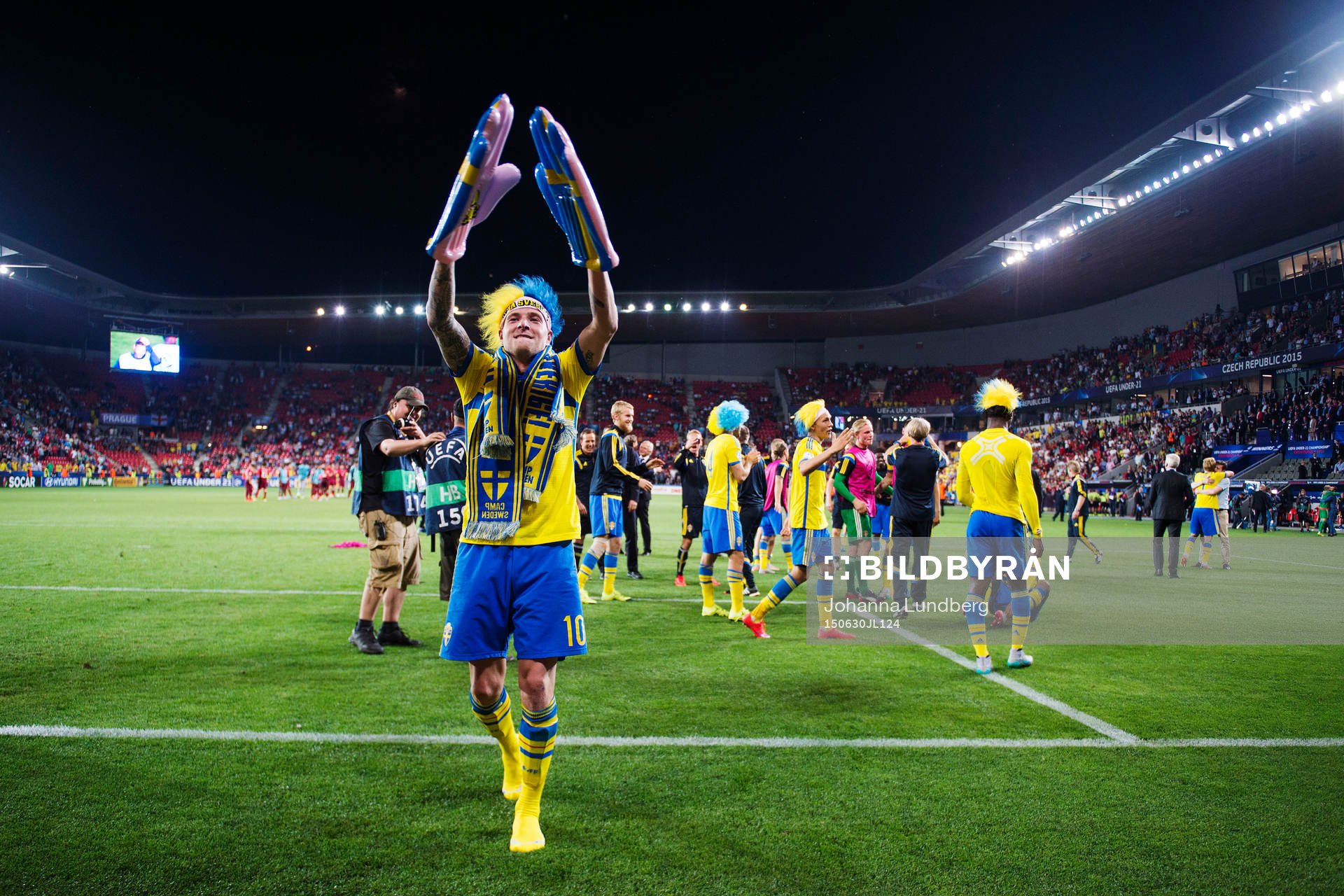 Sveriges John Guidetti jublar