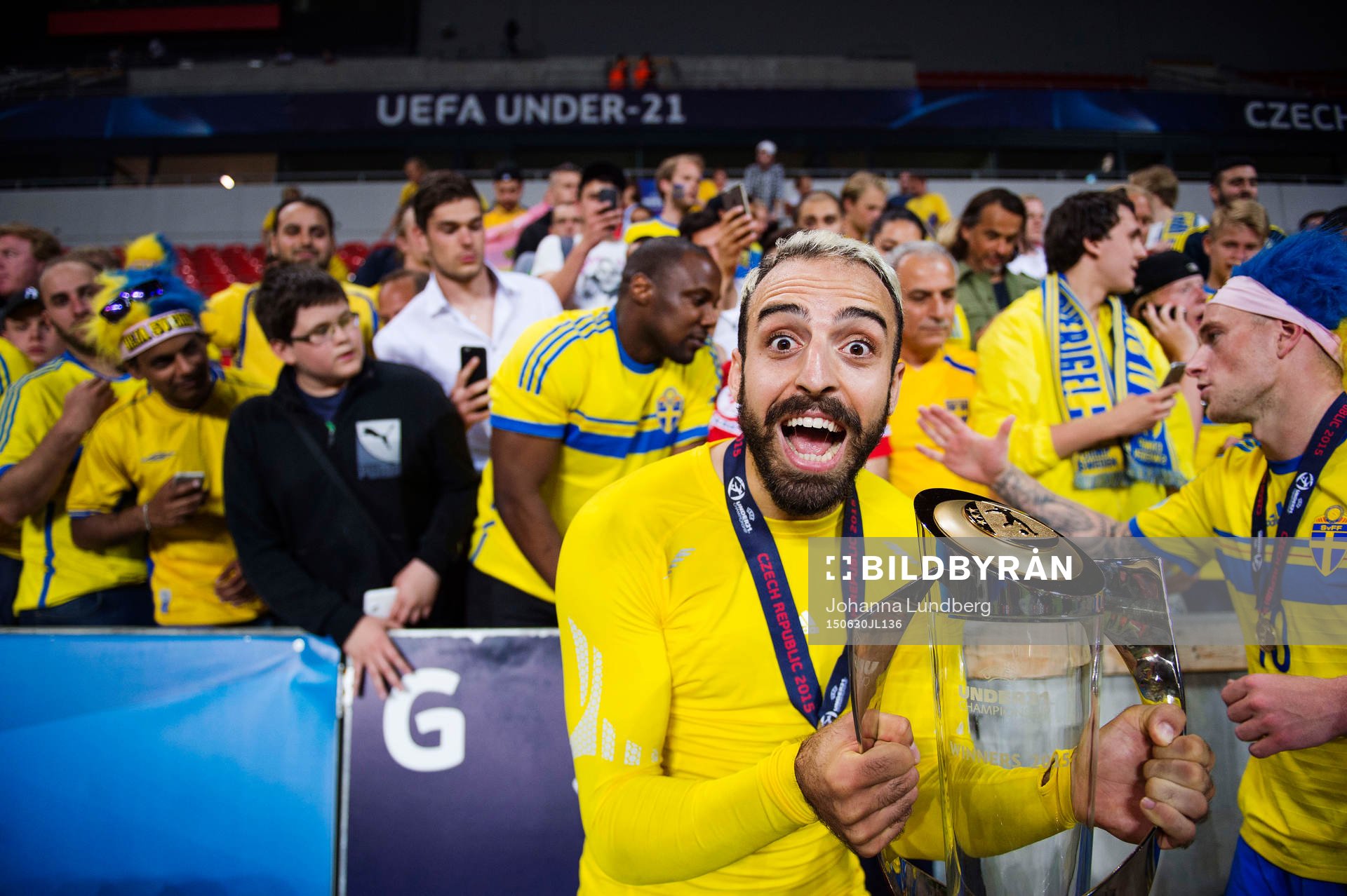Sveriges Abdullah Khalili jublar