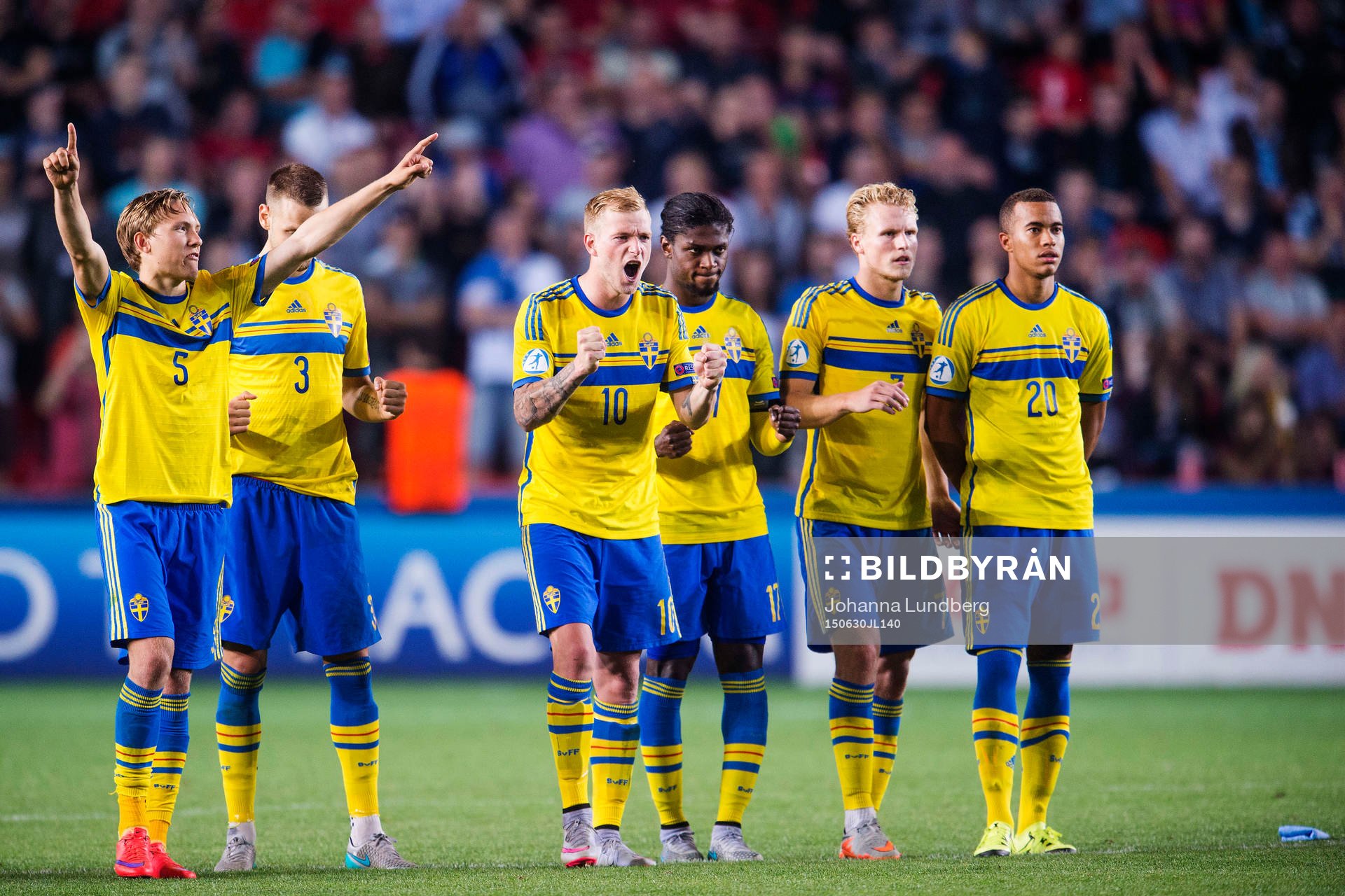 Sveriges Ludwig Augustinsson, Alexander Milosevic, John