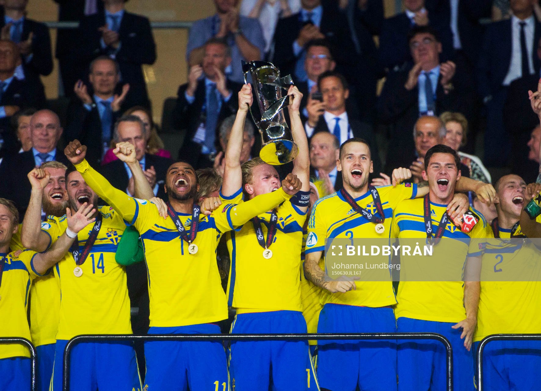 Sveriges Sebastian Holmén, Ludwig Augustinsson, Arber