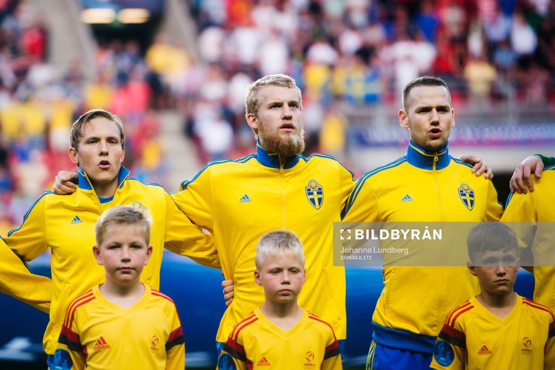Sveriges Ludwig Augustinsson, Filip Helander och Alexander