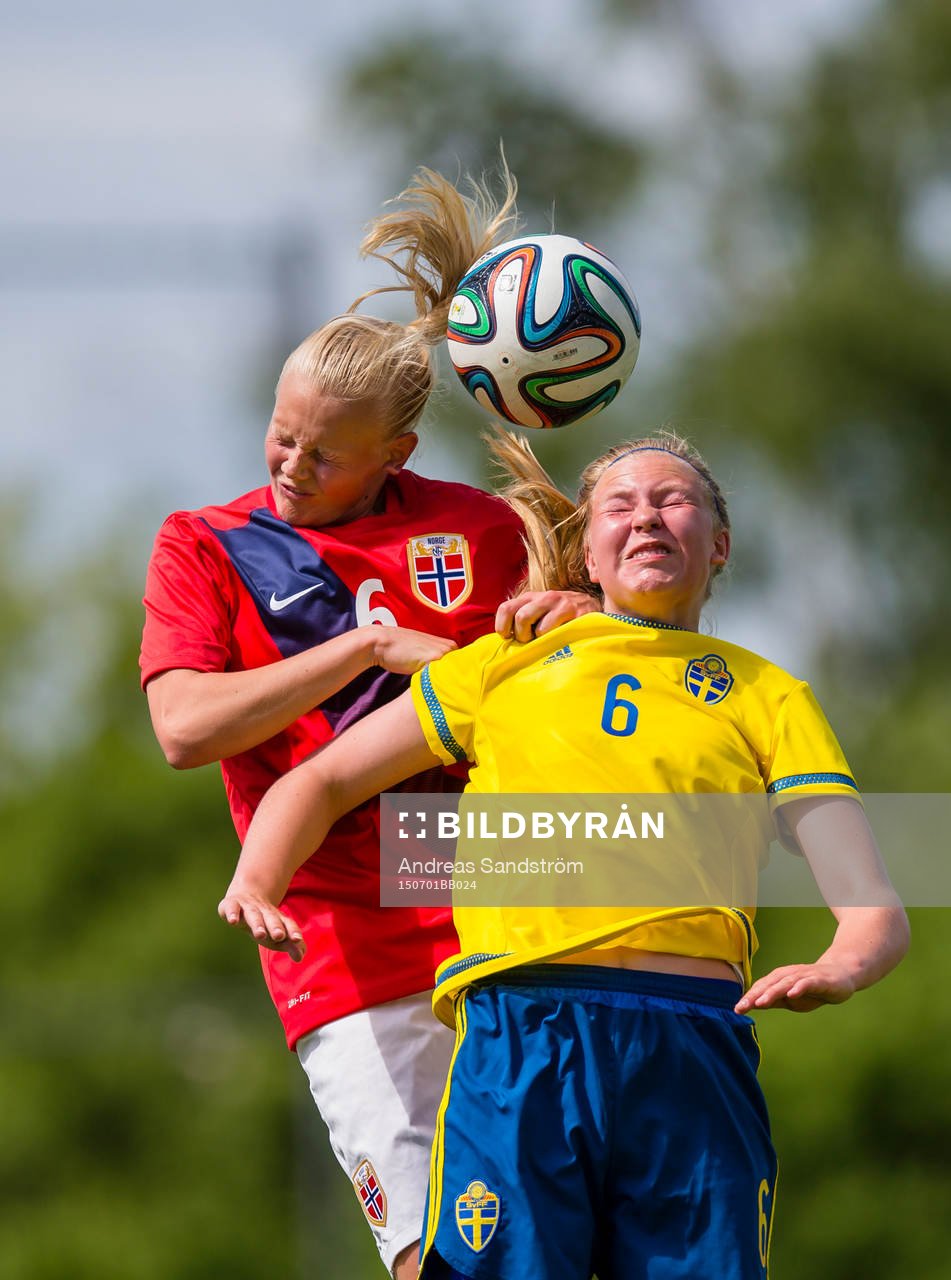Nickduell mellan Sveriges Ellen Löfqvist och Norges Karina