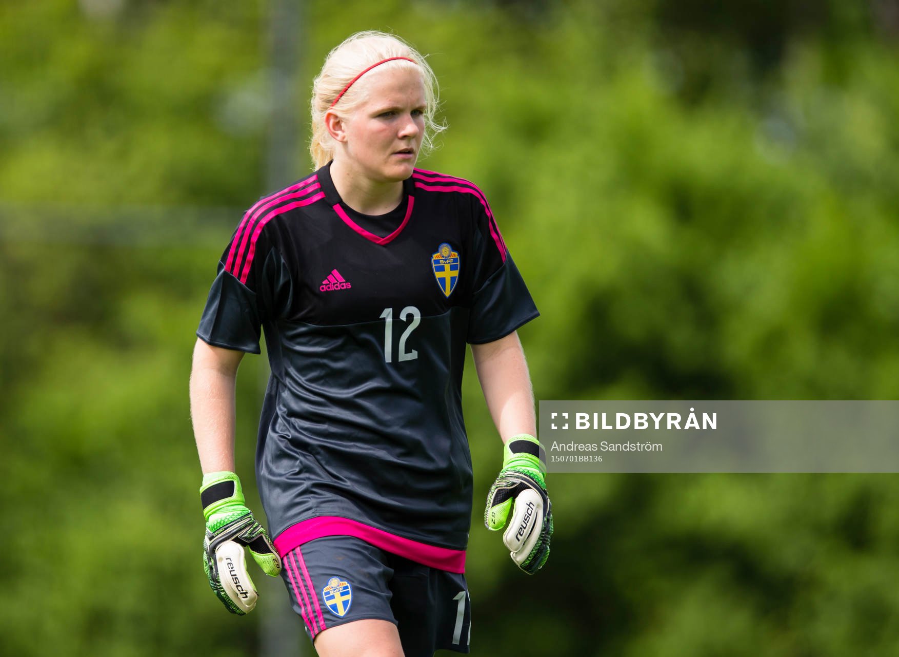 Sveriges målvakt Emma Holmgren